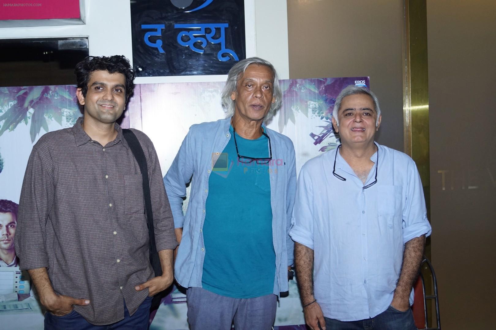 Hansal Mehta, Sudhir Mishra at the Special Screening Of Film Newton At The View on 21st Sept 2017