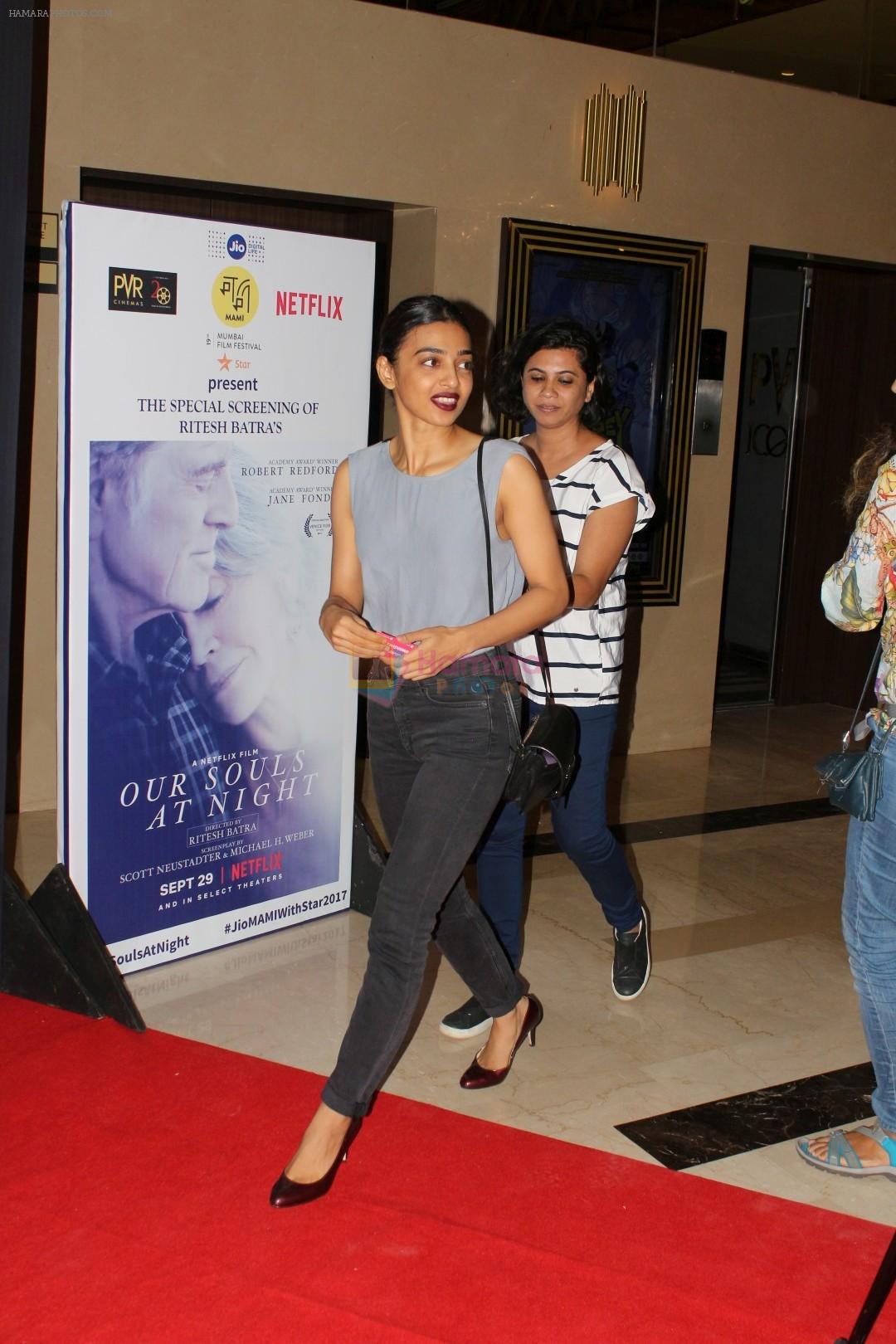 Radhika Apte at the Special Screening Of Film Our Souls At Night on 21st Sept 2017