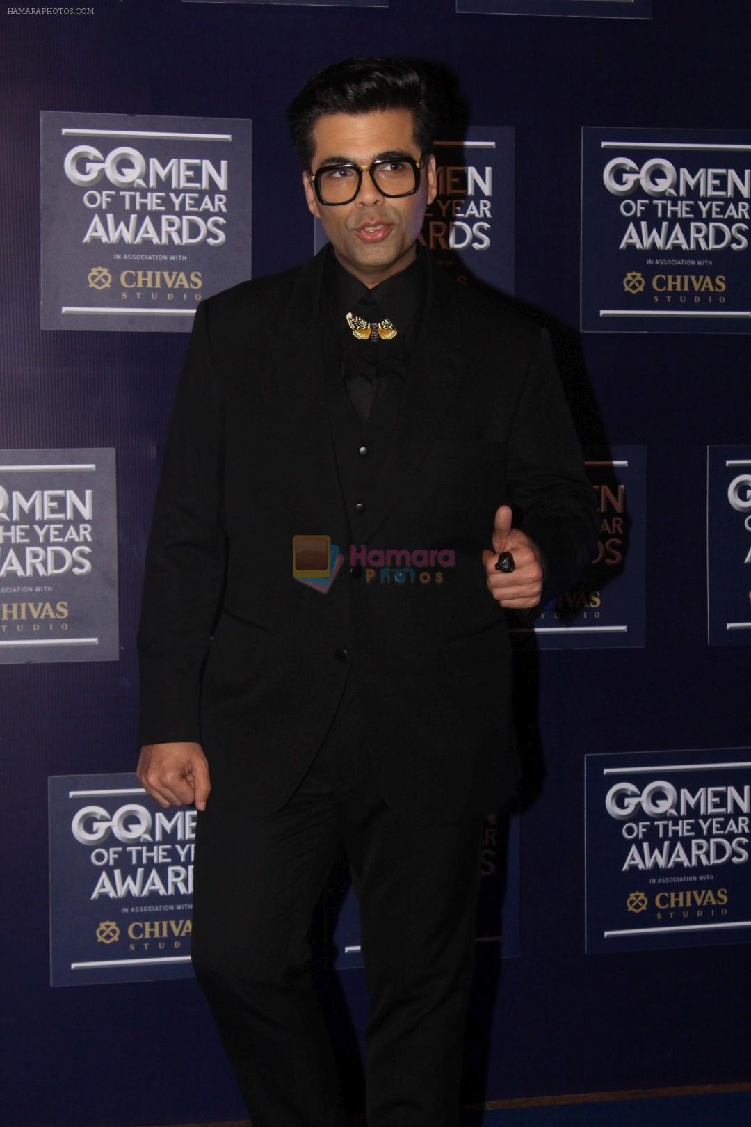 Karan Johar At Red Carpet Of GQ Men Of The Year Awards 2017 on 22nd Sept 2017