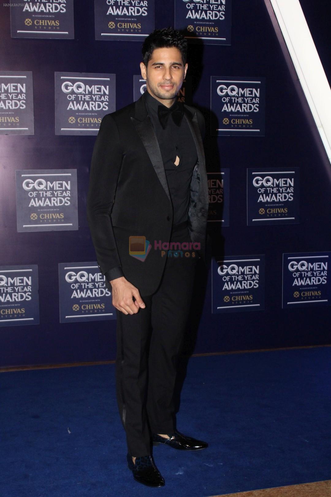 Sidharth Malhotra At Red Carpet Of GQ Men Of The Year Awards 2017 on 22nd Sept 2017