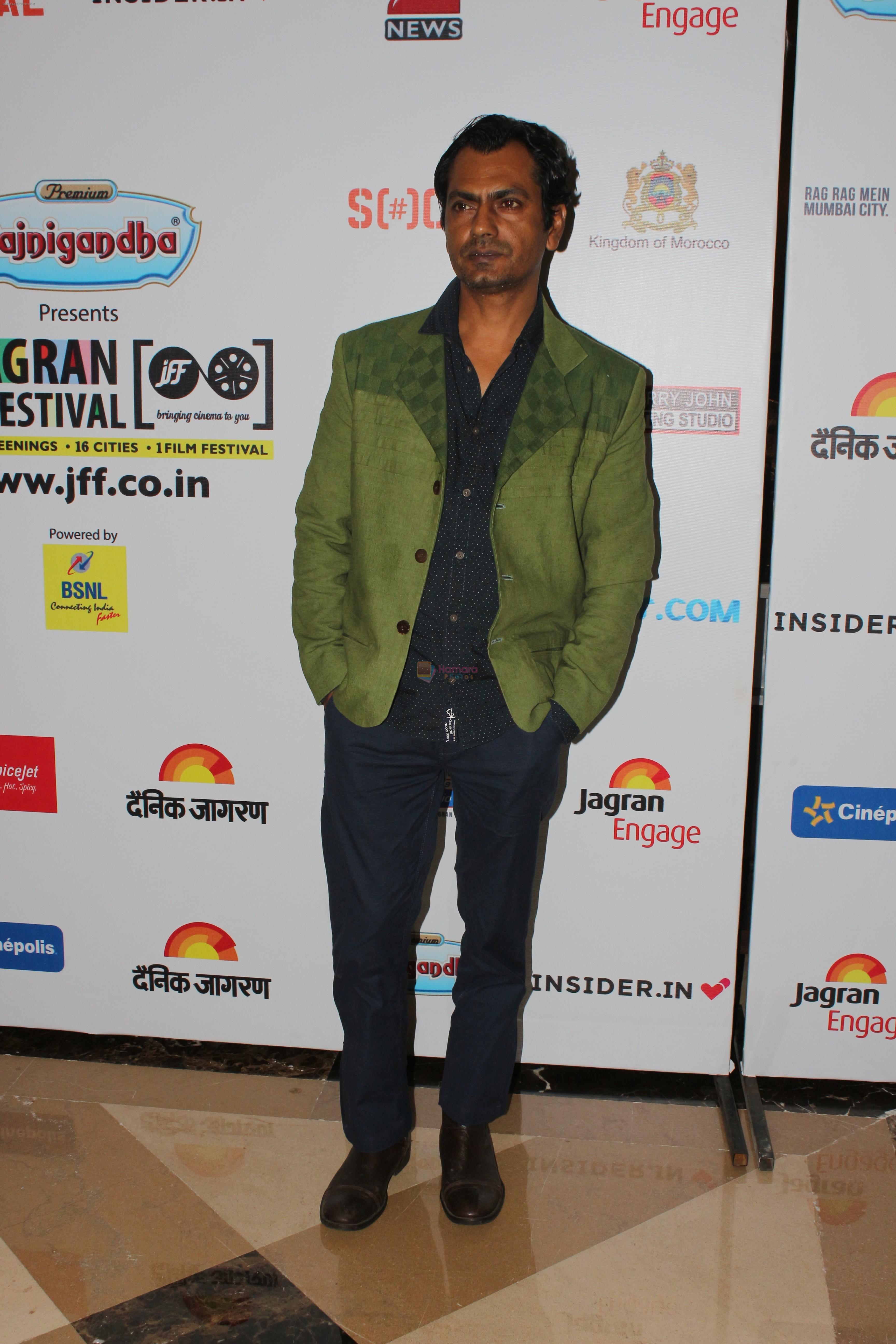 Nawazuddin Siddiqui At 8th Jagran Film Festival on 24th Sept 2017
