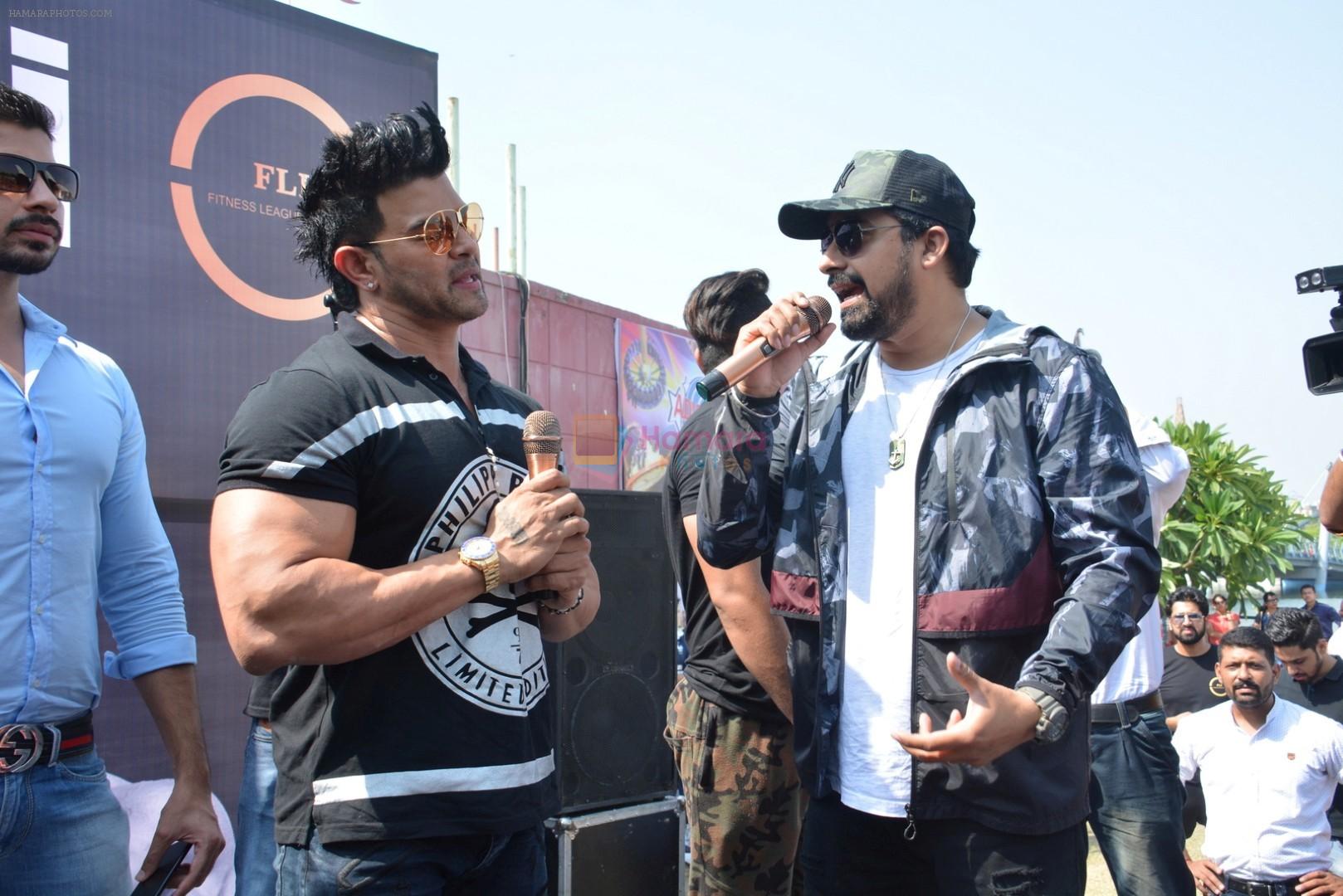 Rannvijay Singh, Sahil Khan Came to Conduct audition Of their New Fitness Reality Show on 26th Sept 2017