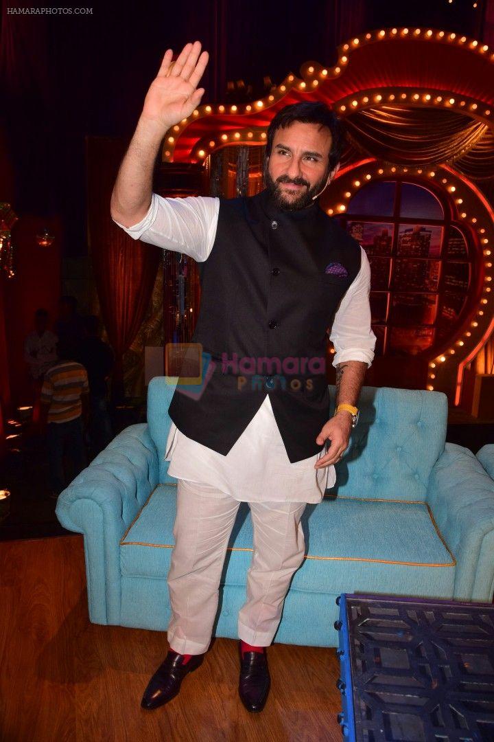 Saif Ali Khan On the Sets Of Drama Company For Promotion Of Film Chef on 27th Sept 2017