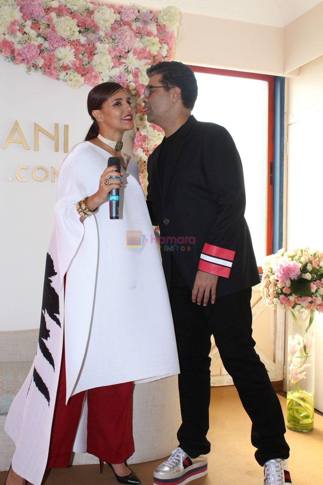 Karan Johar, Neha Dhupia Launch Of Tyaani Flagship Polki Jewellery Store on 3rd Oct 2017