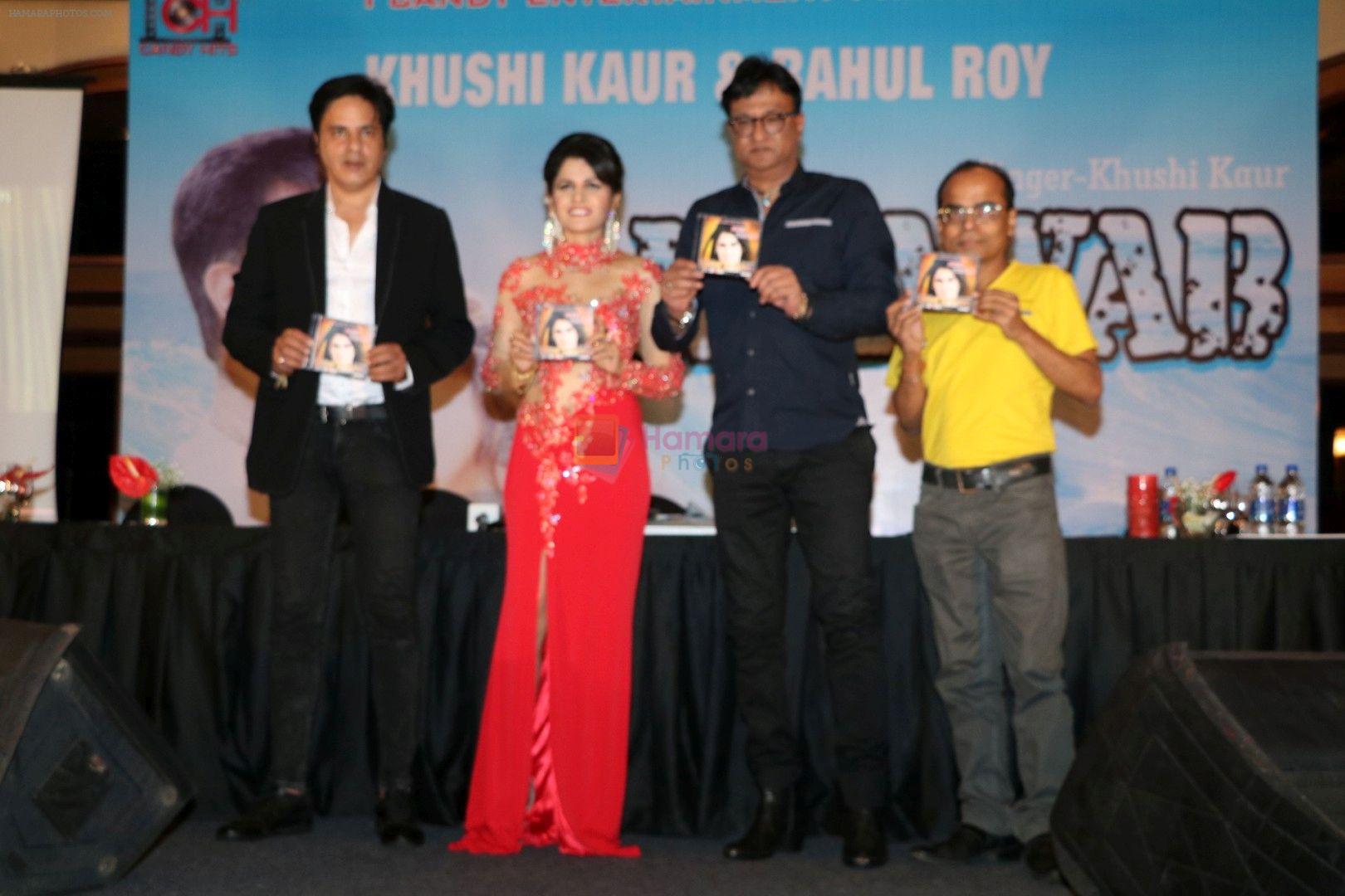 Rahul Roy, Khushi Kaur at the Launch Of Music Video Album Khawab on 2nd Oct 2017