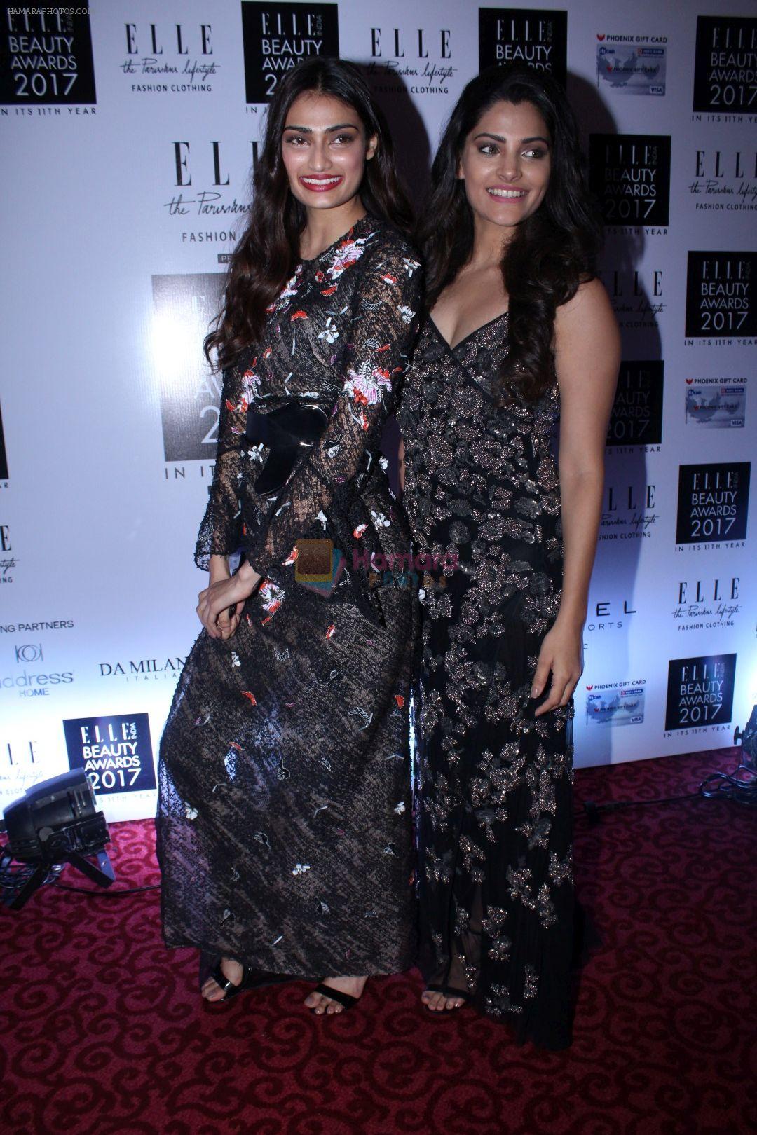 Athiya Shetty, Saiyami Kher at Elle India Beauty Awards 2017 on 4th Oct 2017