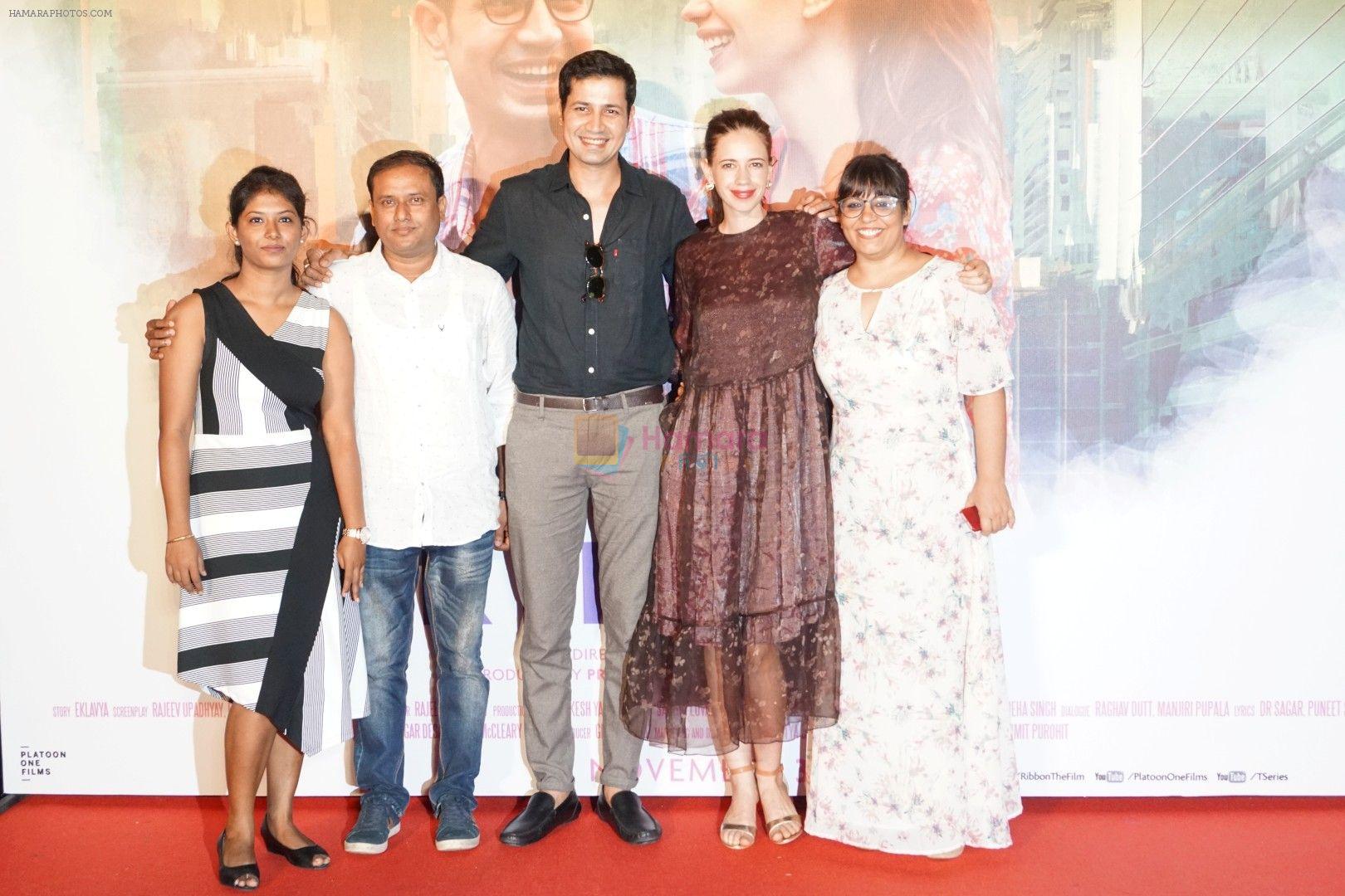 kalki koechlin, sumeet Vyas, Rakhee Sandilya at the trailer Launch Of Film Ribbon on 3rd Oct 2017