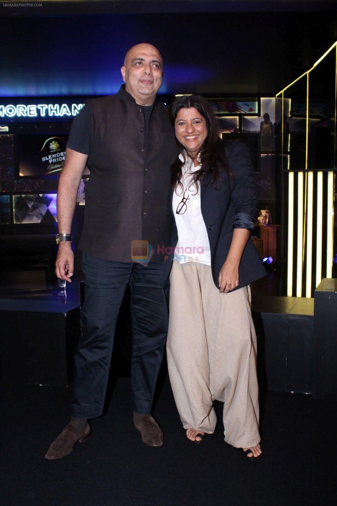 Zoya Akhtar, Tarun Tahiliani at The Preview of Blenders Pride Fashion Tour 2017 on 5th Oct 2017