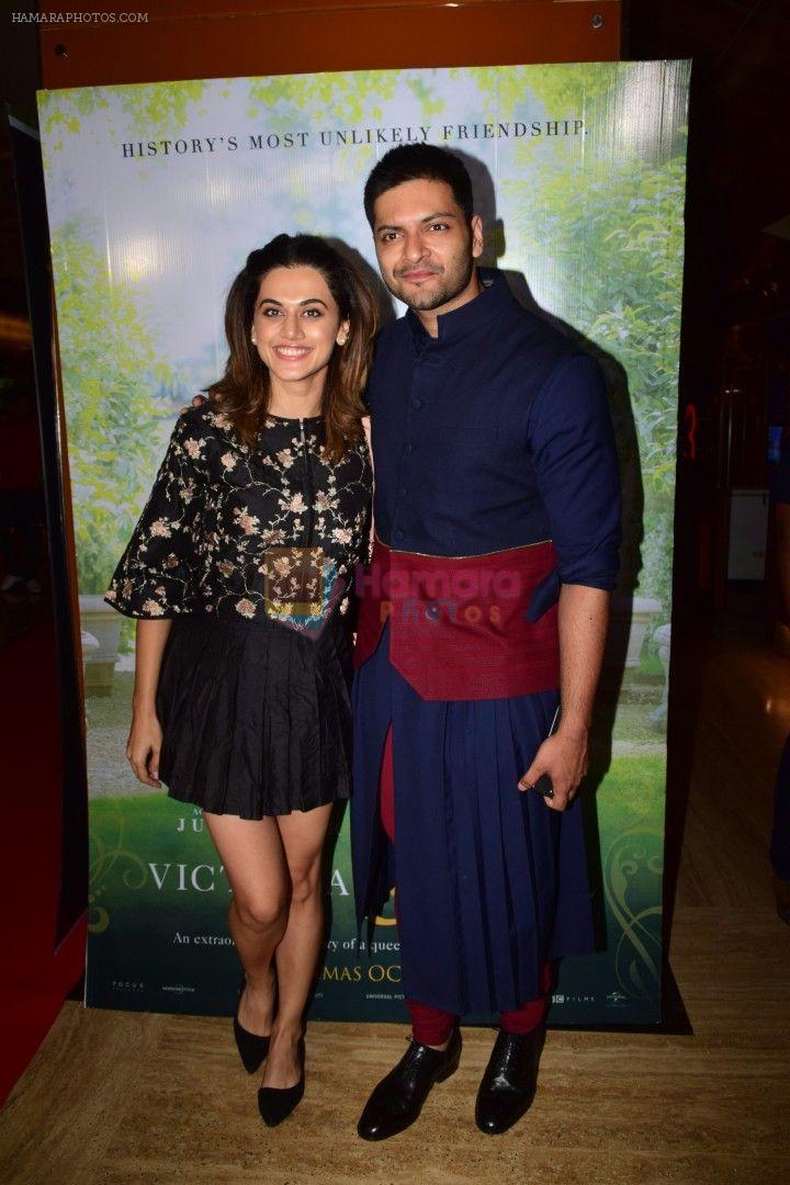 Taapsee Pannu, Ali Fazal at the Special Screening Of Victoria And Abdul on 6th Oct 2017