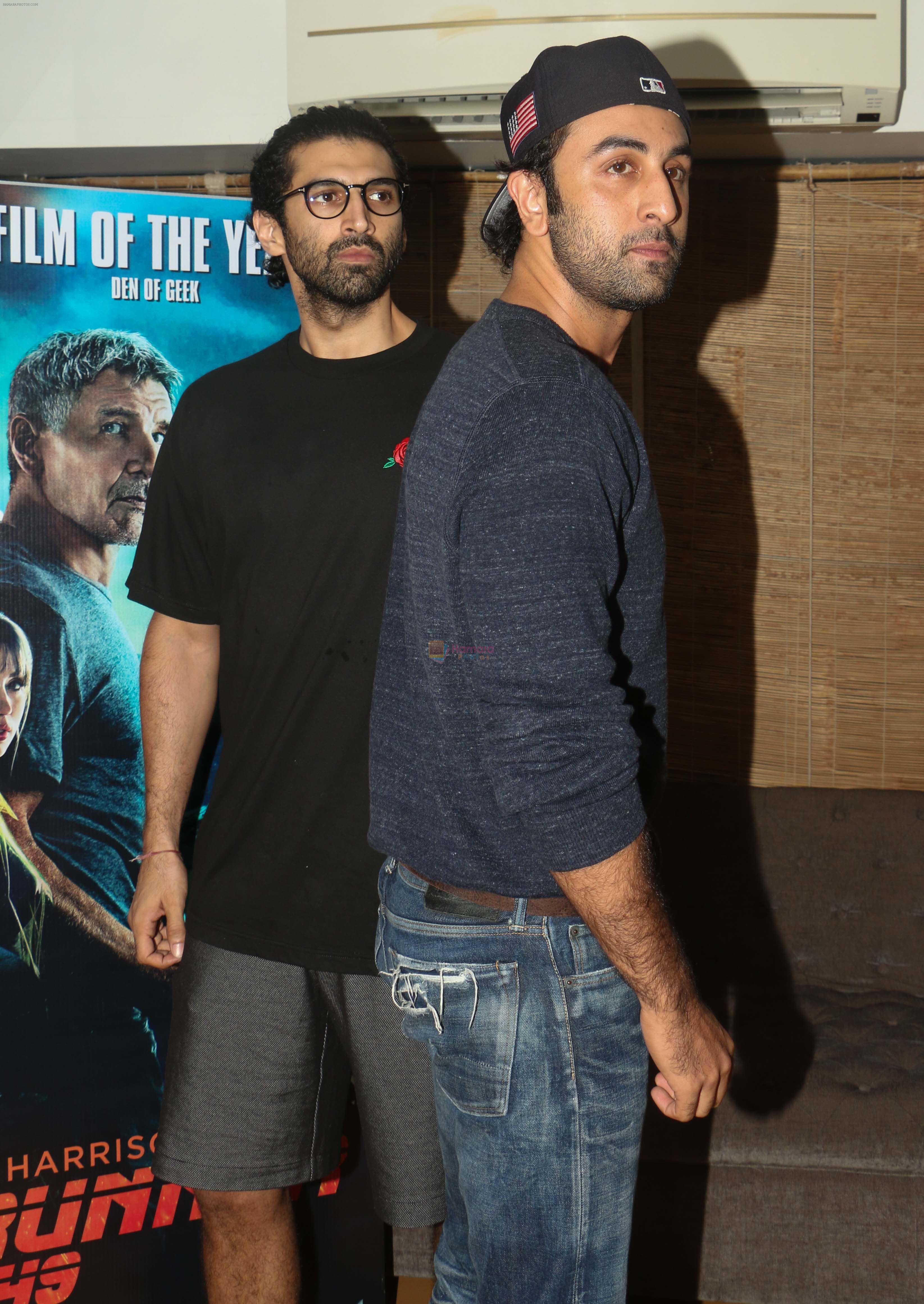 Aditya Roy Kapoor, Ranbir Kapoor watch Blade Runner 2049 on 7th Oct 2017