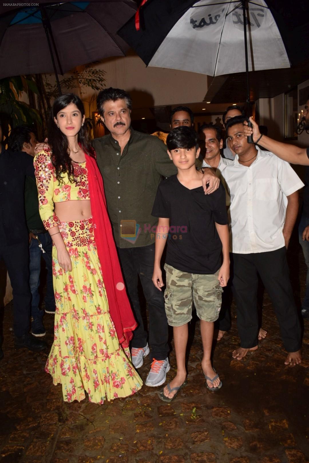 Anil Kapoor at Karva Chauth Celebrations at Anil Kapoor's House on 8th Oct 2017