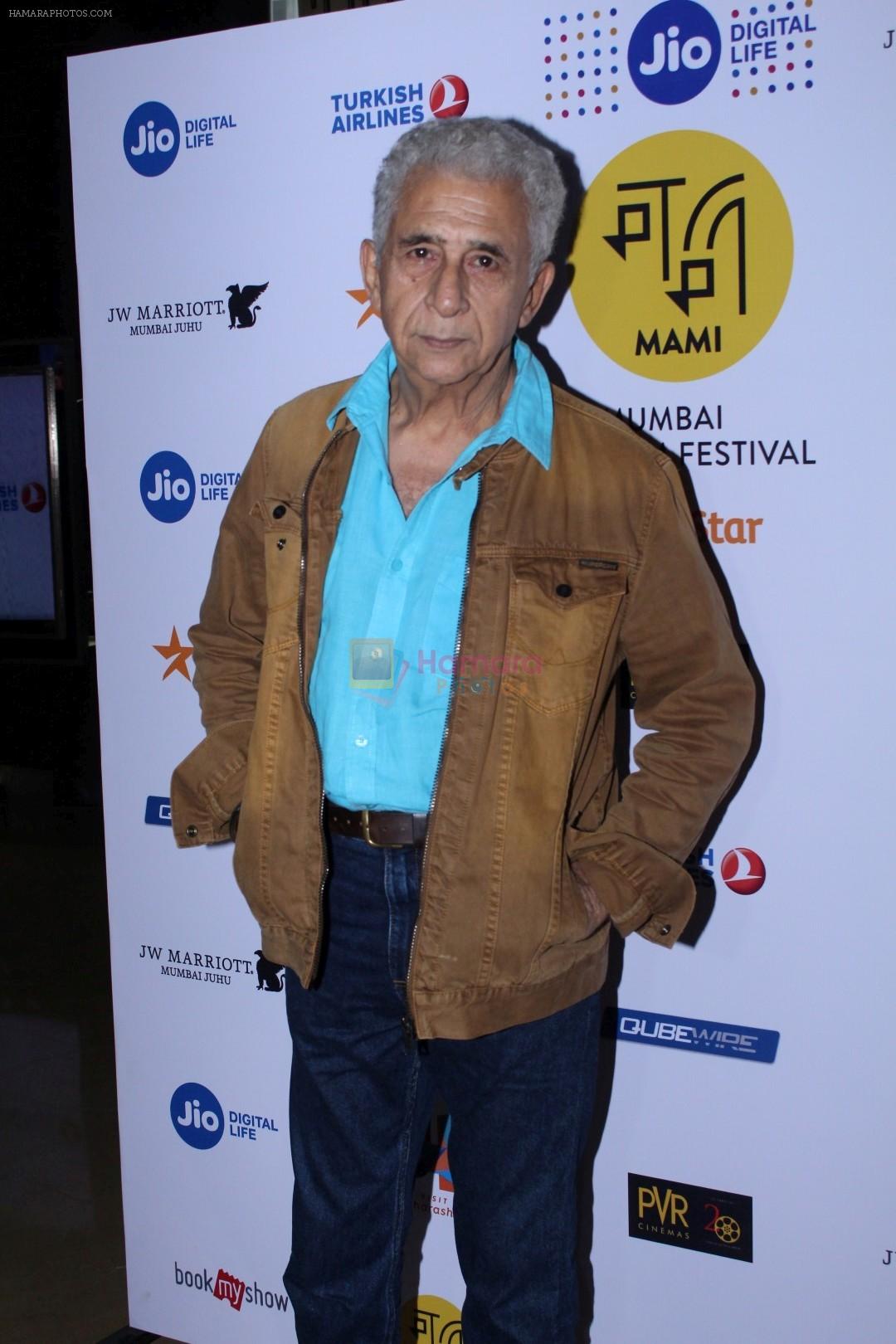 Naseeruddin Shah at the Red Carpet Of Film The Hungry on 14th Oct 2017
