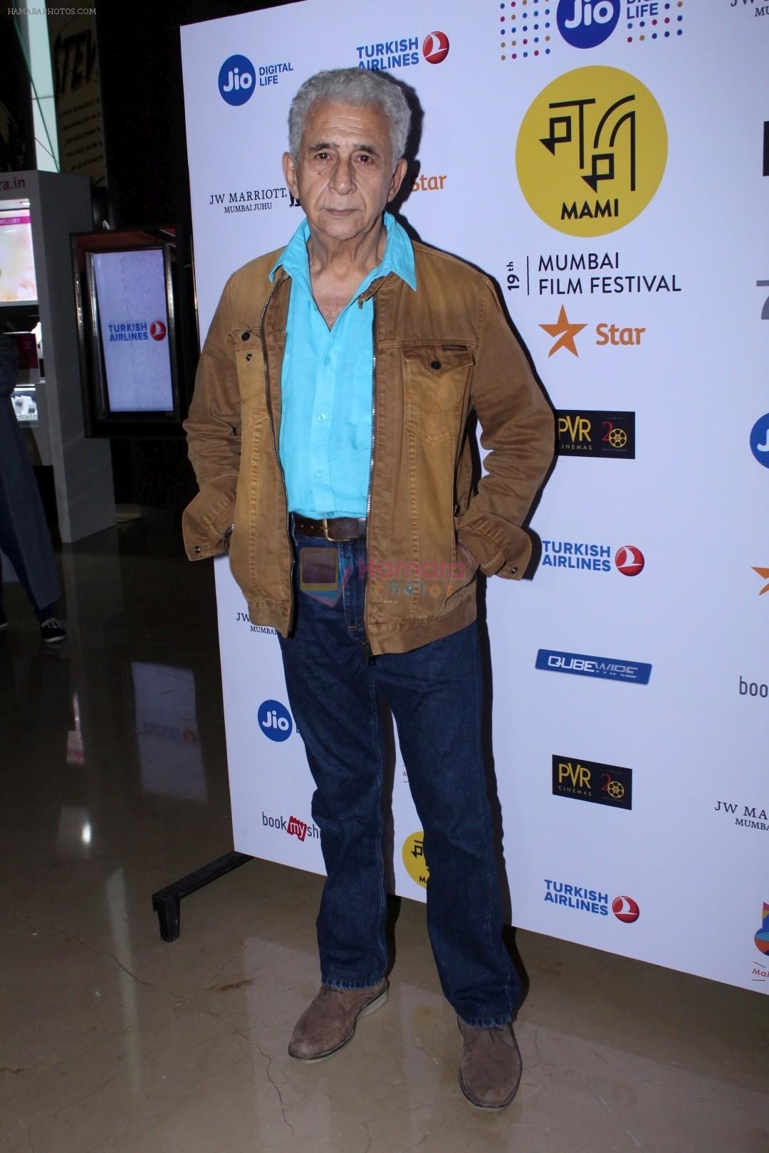Naseeruddin Shah at the Red Carpet Of Film The Hungry on 14th Oct 2017