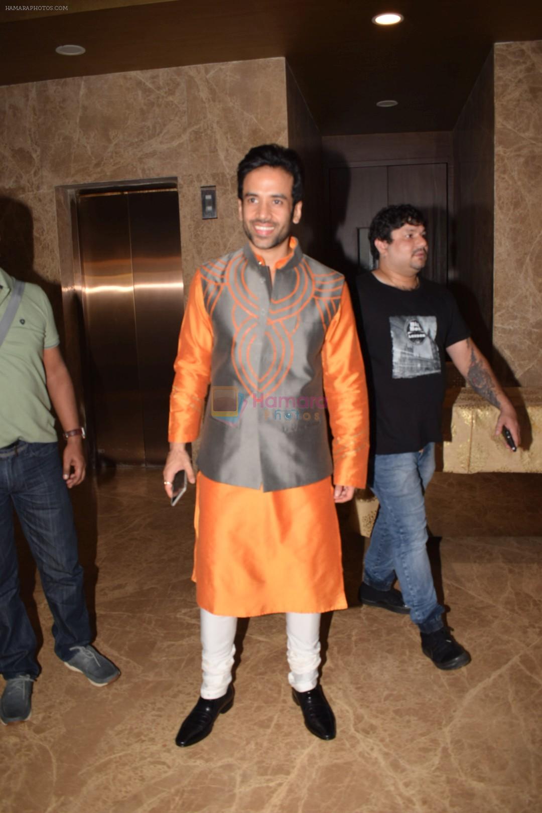 Tusshar Kapoor attend Producer Ramesh Taurani Diwali Party on 15th Oct 2017