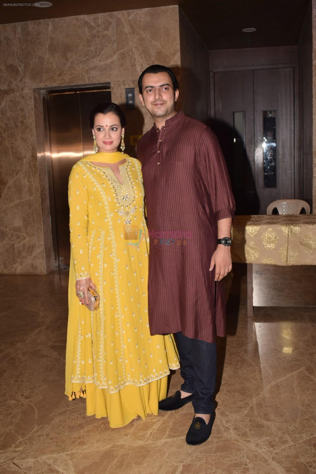 Dia Mirza attend Producer Ramesh Taurani Diwali Party on 15th Oct 2017