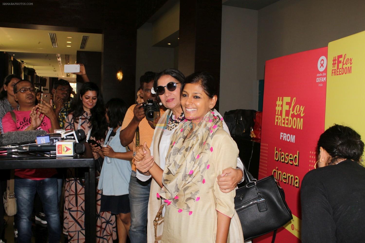Shabana Azmi, Nandita Das At Women In Film Brunch Mami Festival on 16th Oct 2017