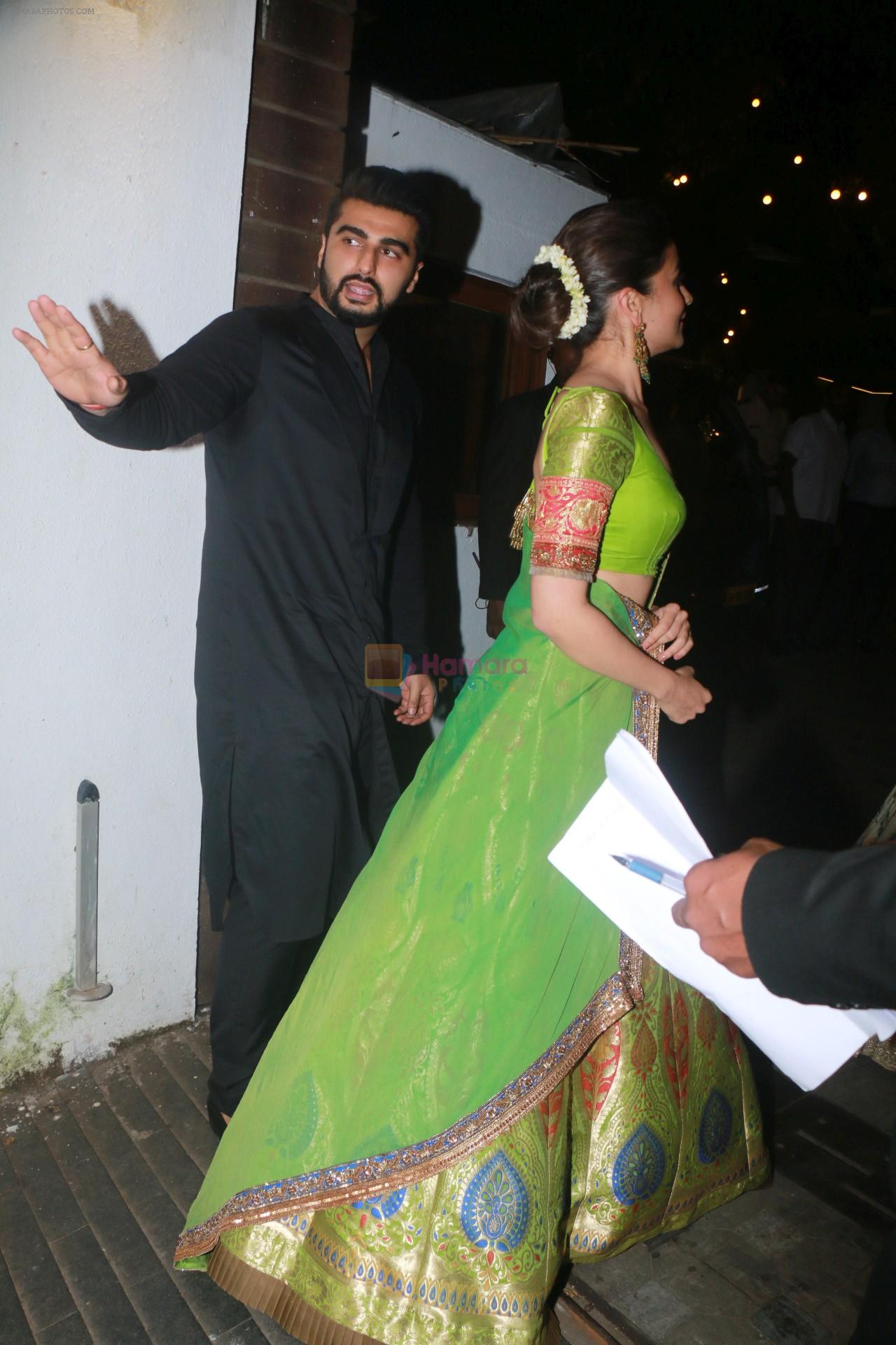 Arjun Kapoor at Aamir Khan's Diwali party on 20th Oct 2017