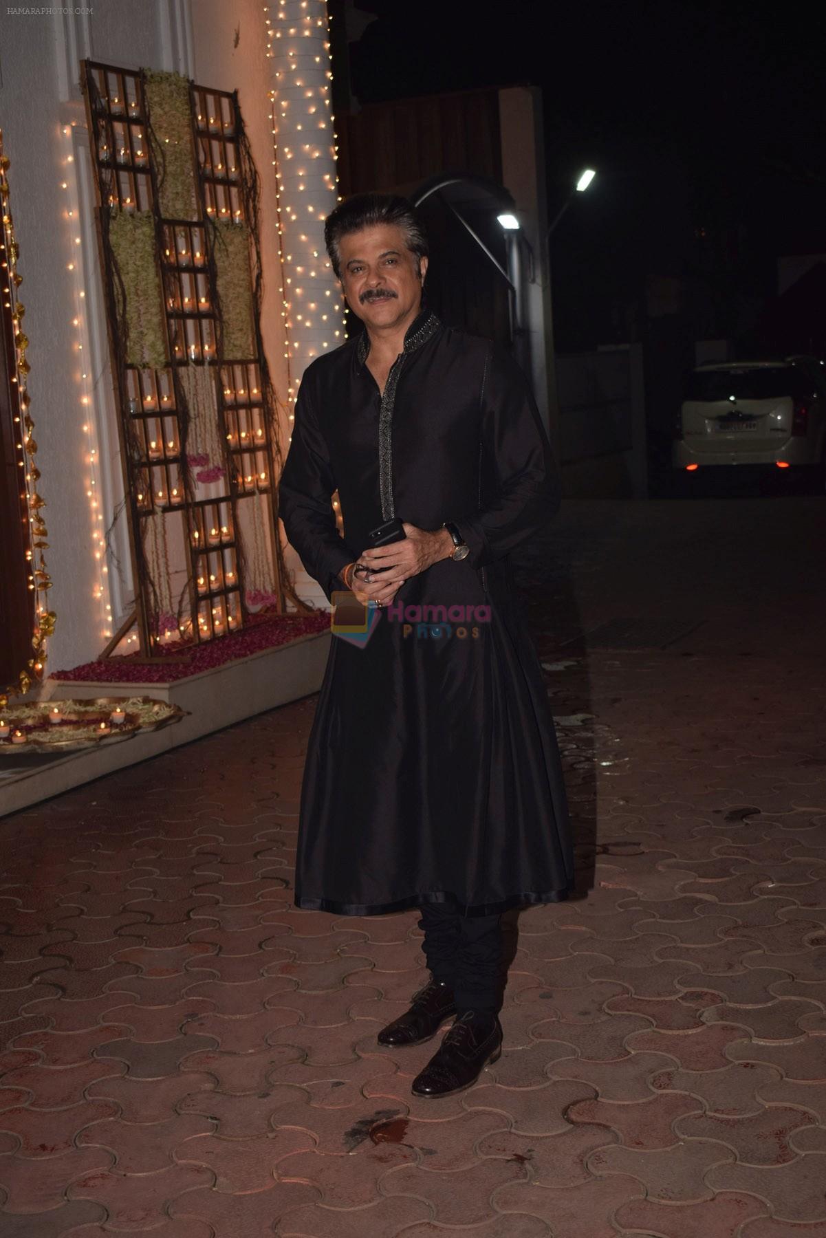 Anil Kapoor at Shilpa Shetty's Diwali party on 20th Oct 2017