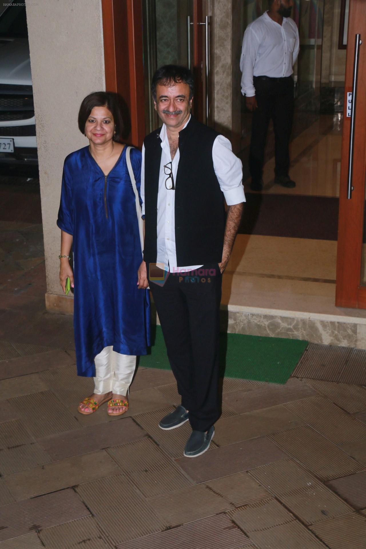 Rajkumar Hirani at Sanjay Dutt's Diwali party on 20th Oct 2017