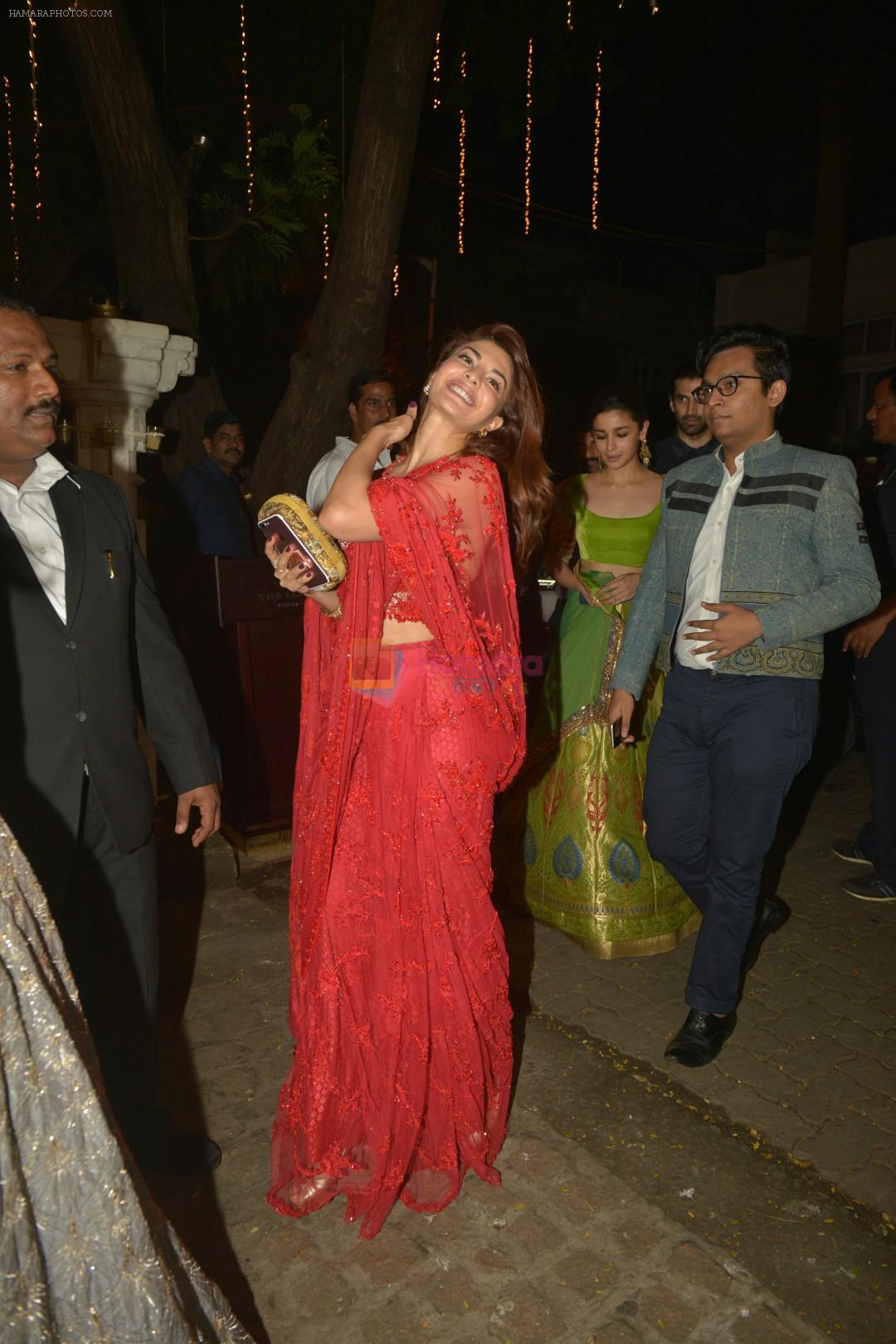 Jacqueline Fernandez at Anil Kapoor's Diwali party in juhu home on 20th Oct 2017