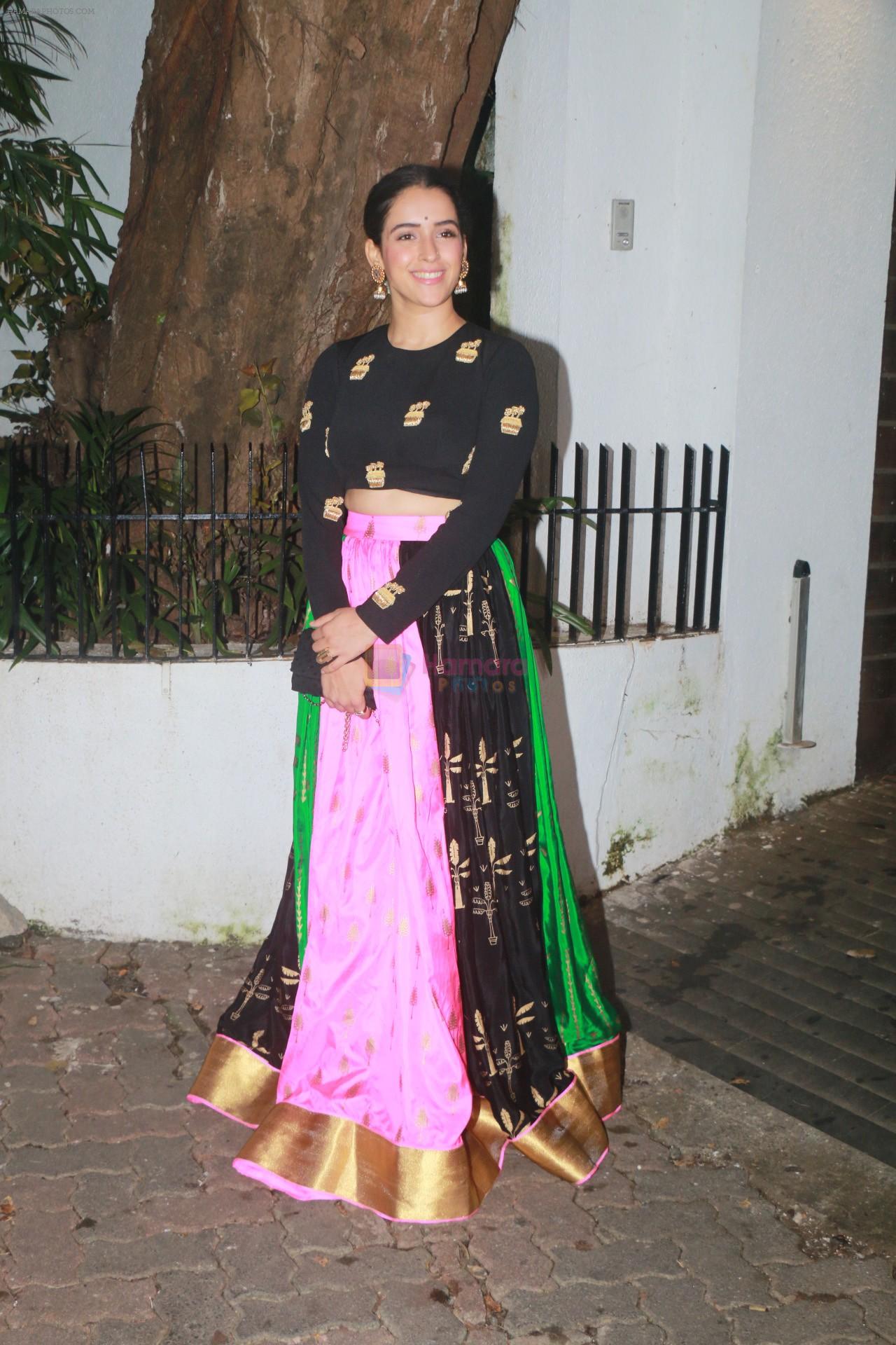 Sanya Malhotra at Aamir Khan's Diwali party on 20th Oct 2017