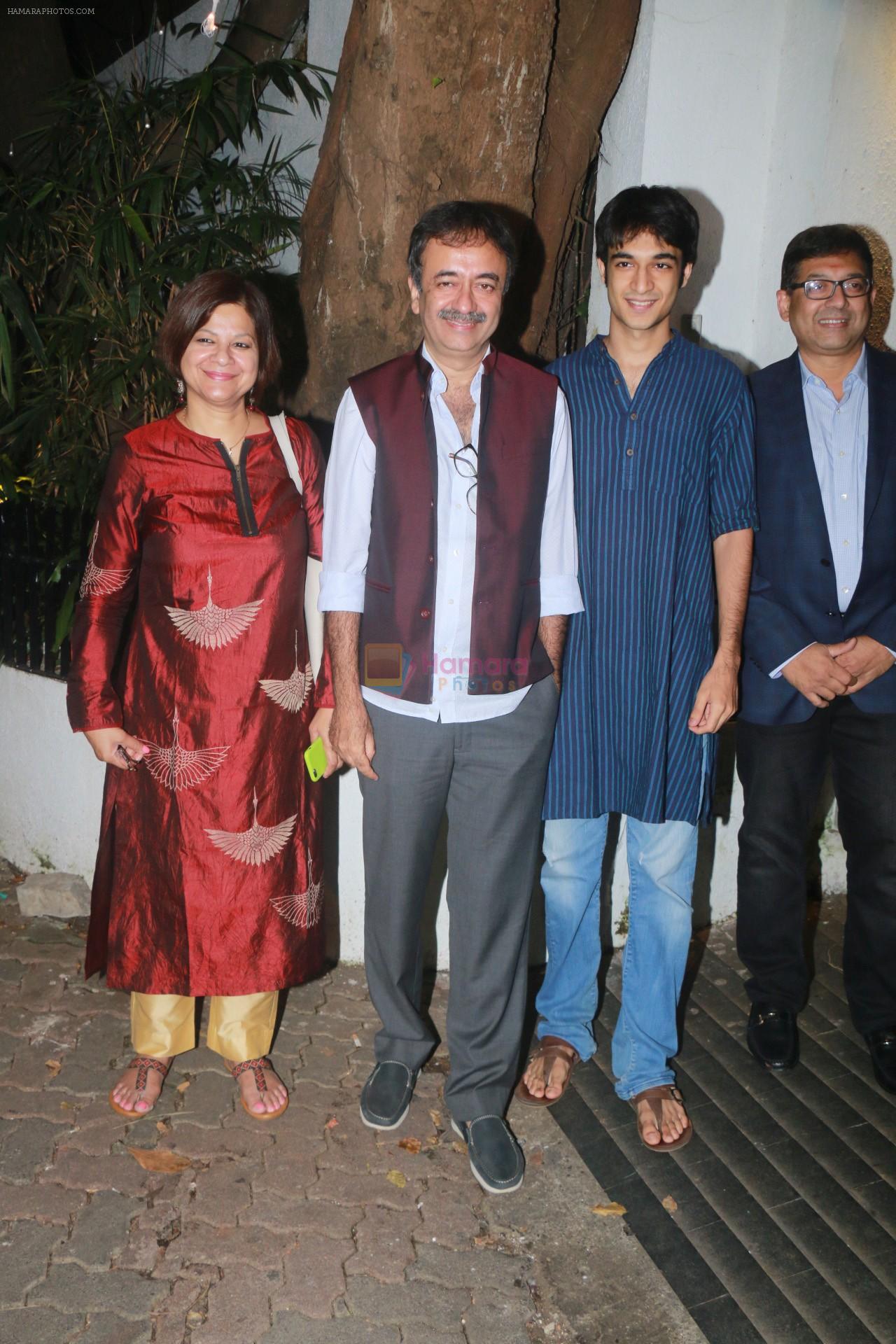 Rajkumar Hirani at Aamir Khan's Diwali party on 20th Oct 2017