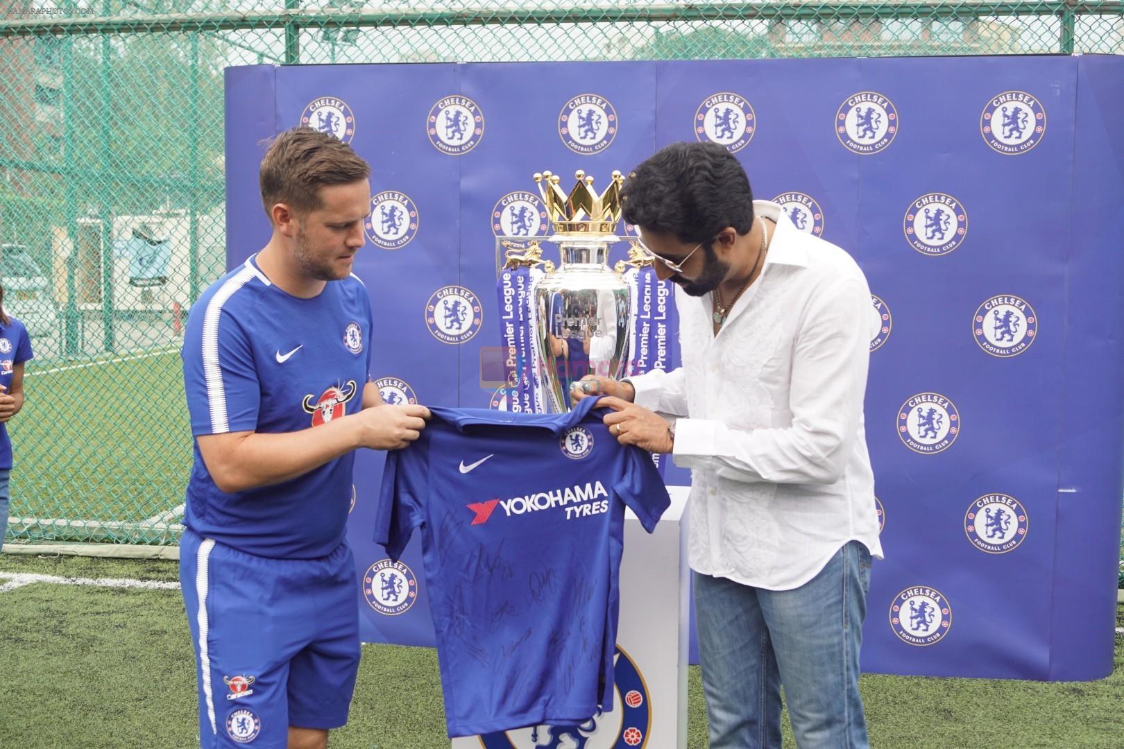 Abhishek Bachchan At Chelsea Football Club For Coach Education Session on 21st Oct 2017
