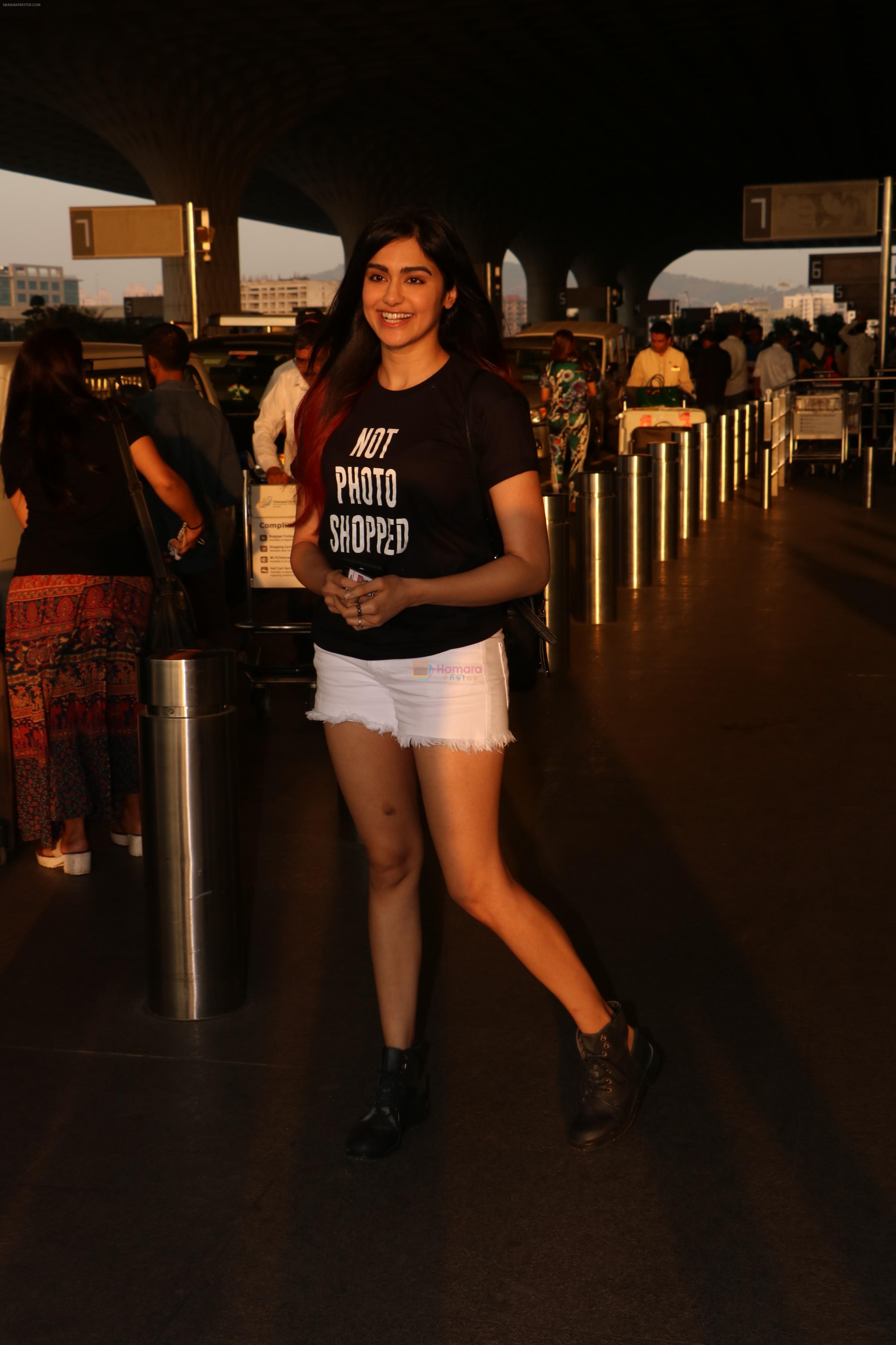 Adah Sharma Spotted At Airport on 25th Oct 2017