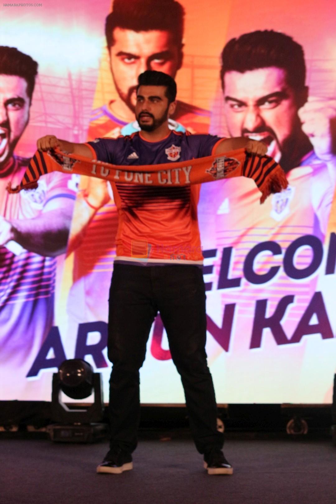 Arjun Kapoor at the Unveiling of The New Face Of Fc Pune City on 26th Oct 2017