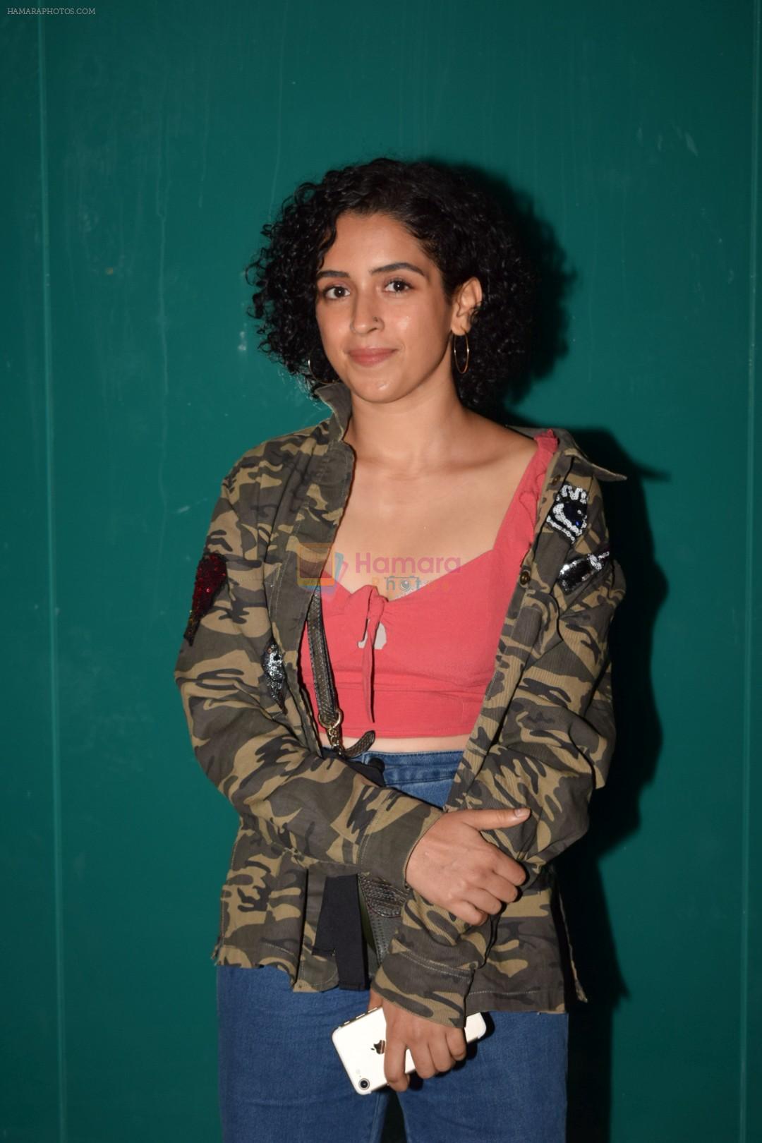 Sanya Malhotra at the Success Party Of Secret Superstar Hosted By Advait Chandan on 26th Oct 2017