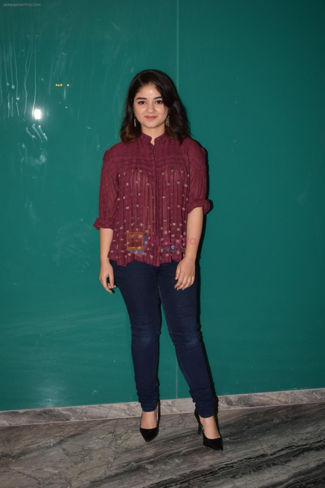 Zaira Wasim at the Success Party Of Secret Superstar Hosted By Advait Chandan on 26th Oct 2017