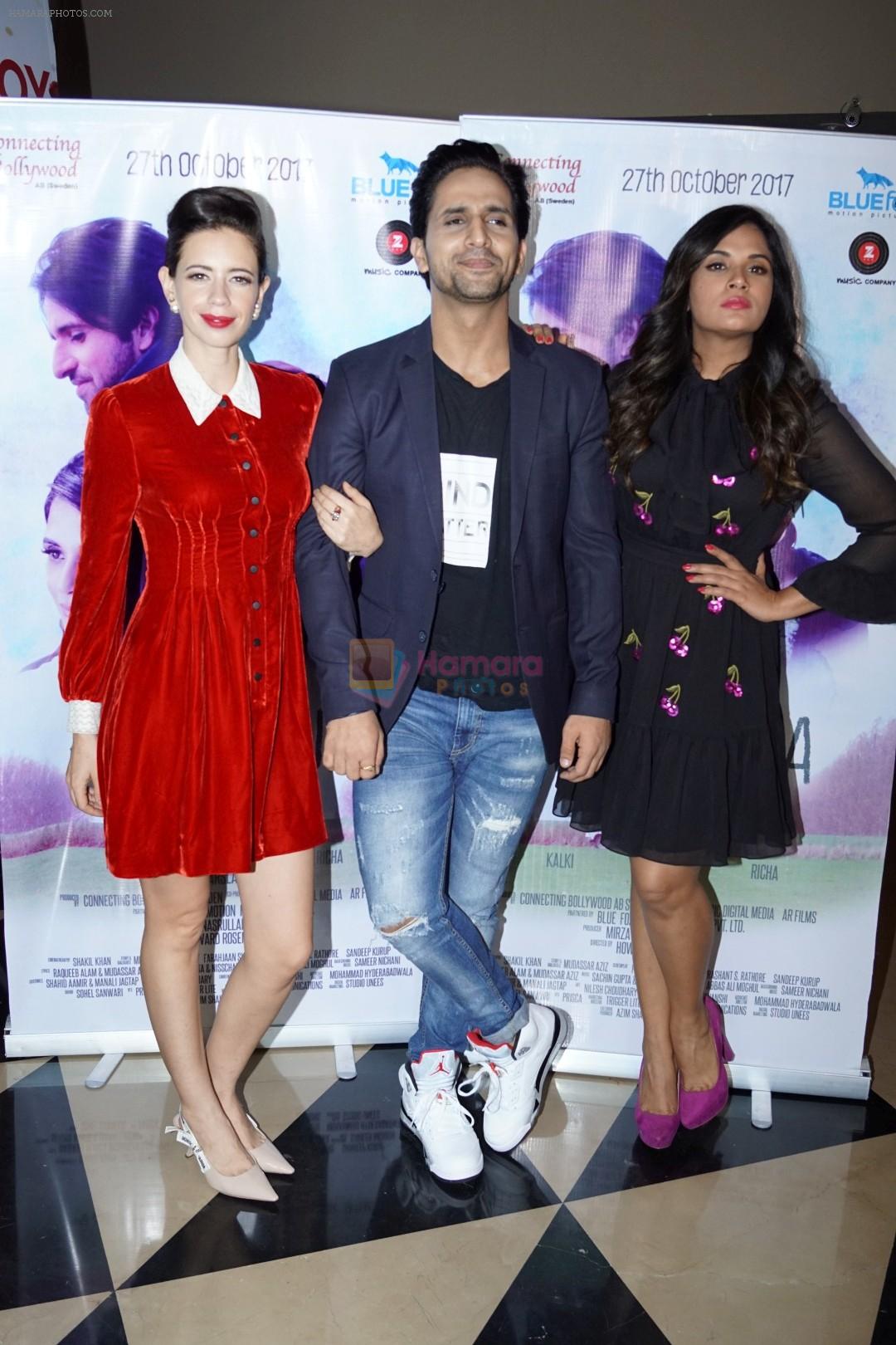 Richa Chadha, Kalki Koechlin, Arslan Goni at The Red Carpet Of Film Jia Aur Jia on 26th Oct 2017