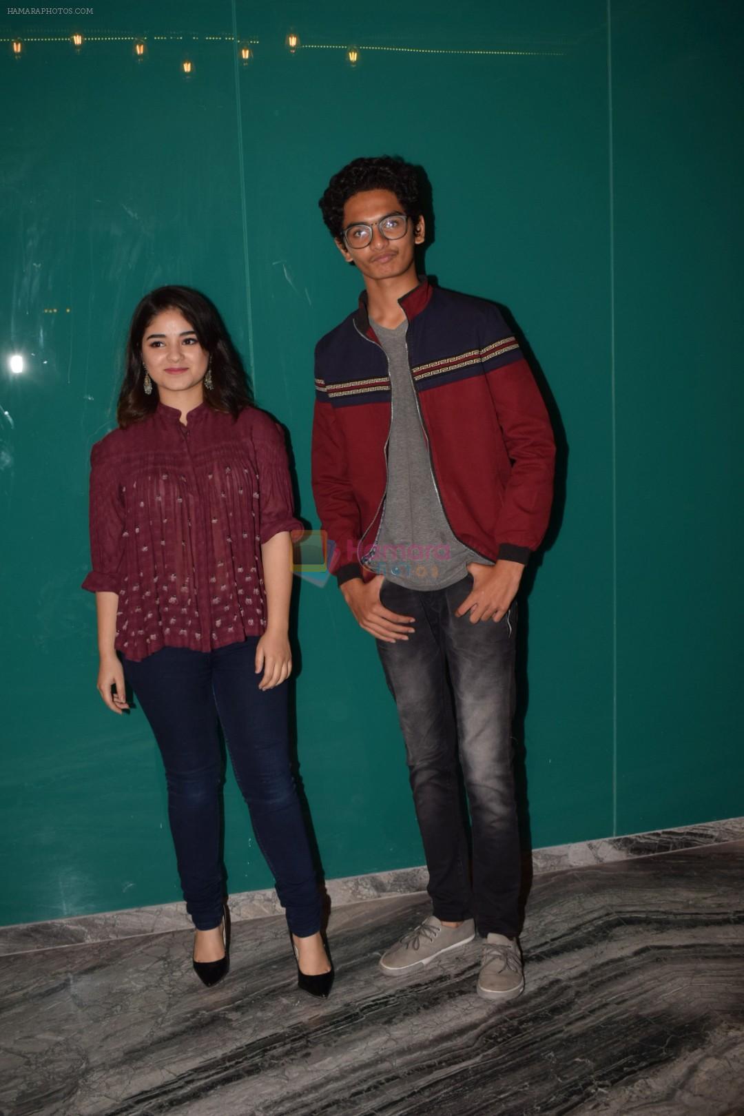 Zaira Wasim at the Success Party Of Secret Superstar Hosted By Advait Chandan on 26th Oct 2017