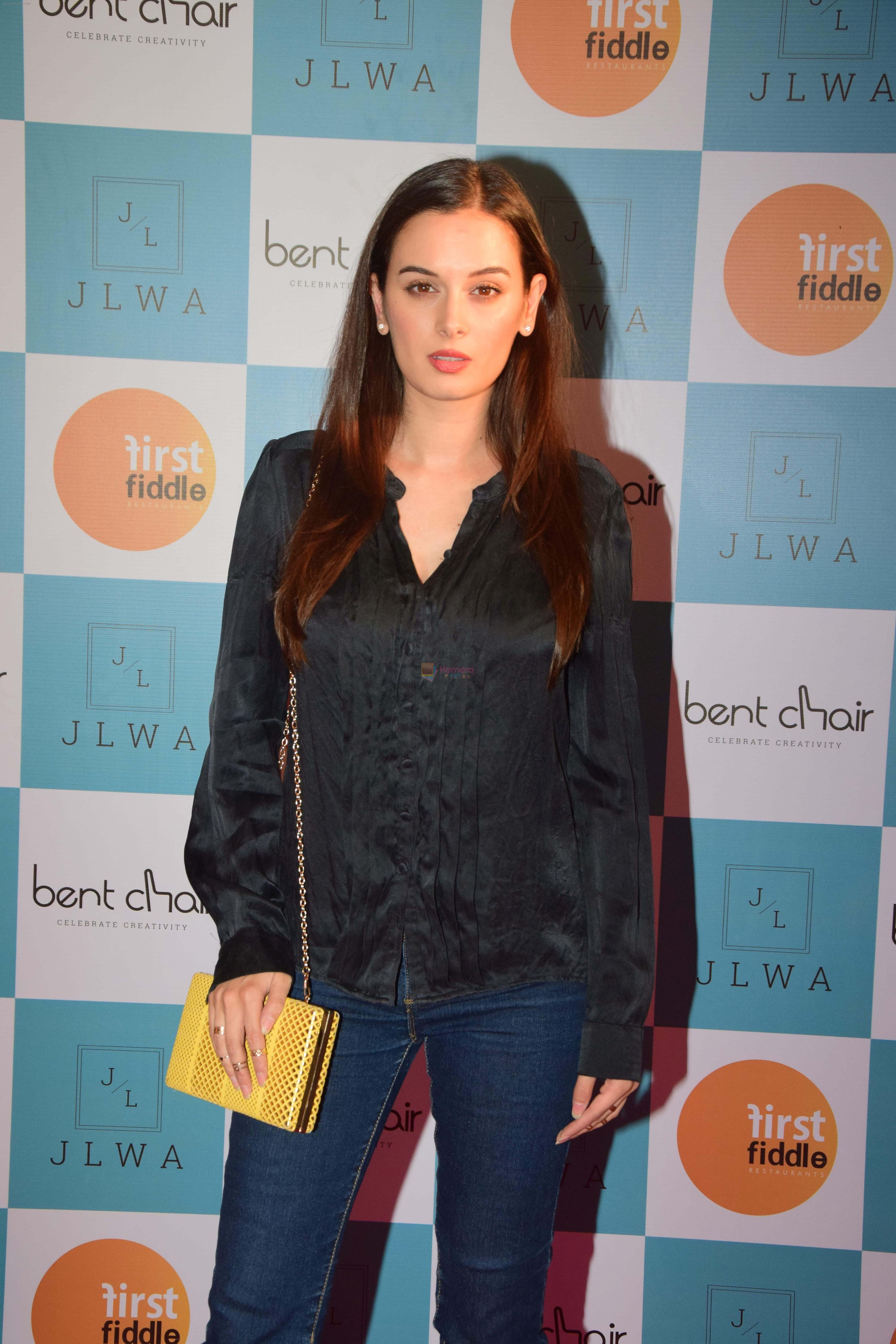 Evelyn Sharma at the Launch Of Priyank Sukhija's Restaurant Jalwa on 26th Oct 2017