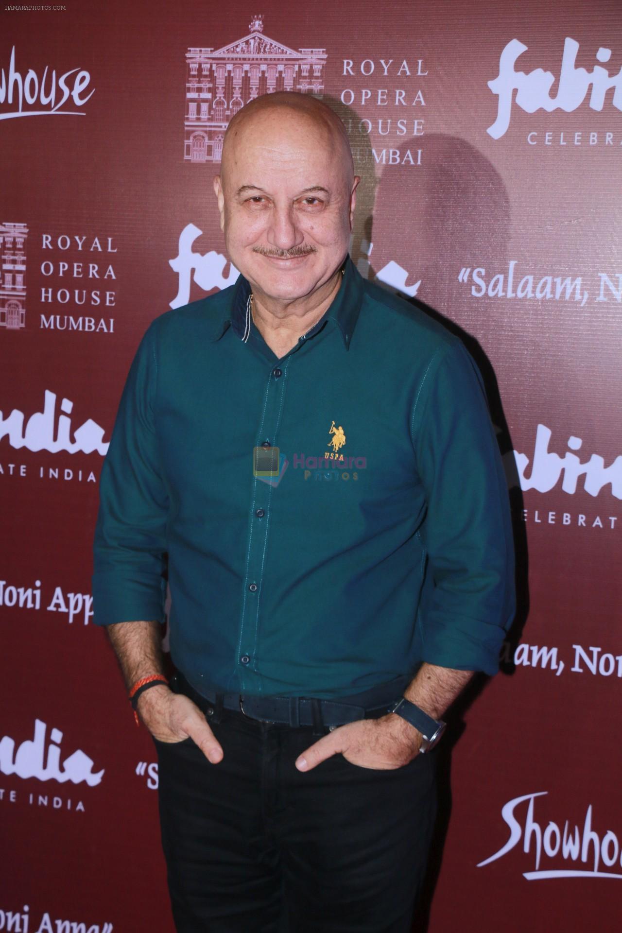 Anupam Kher at the Special preview of Salaam Noni Appa based on Twinkle Khanna's novel at Royal Opera House in mumbai on 28th Oct 2017