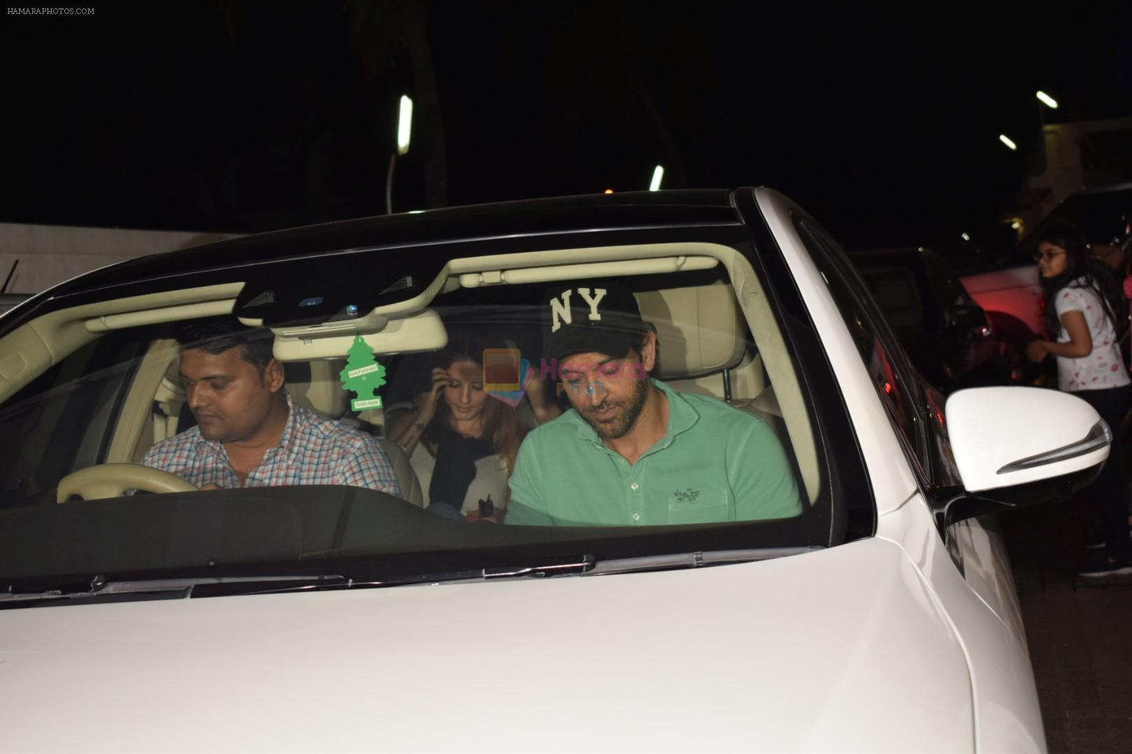 Hritik Roshan & family spotted at pvr juhu on 29th Oct 2017