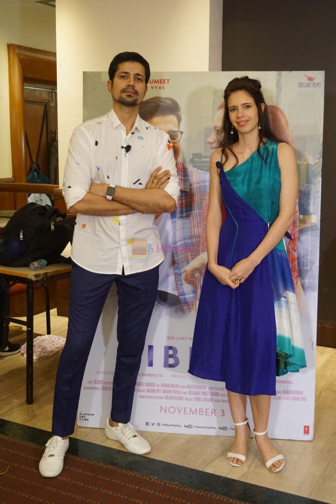 Kalki Koechlin, Sumeet Vyas Spotted Promoting Movie Ribbon on 30th Oct 2017