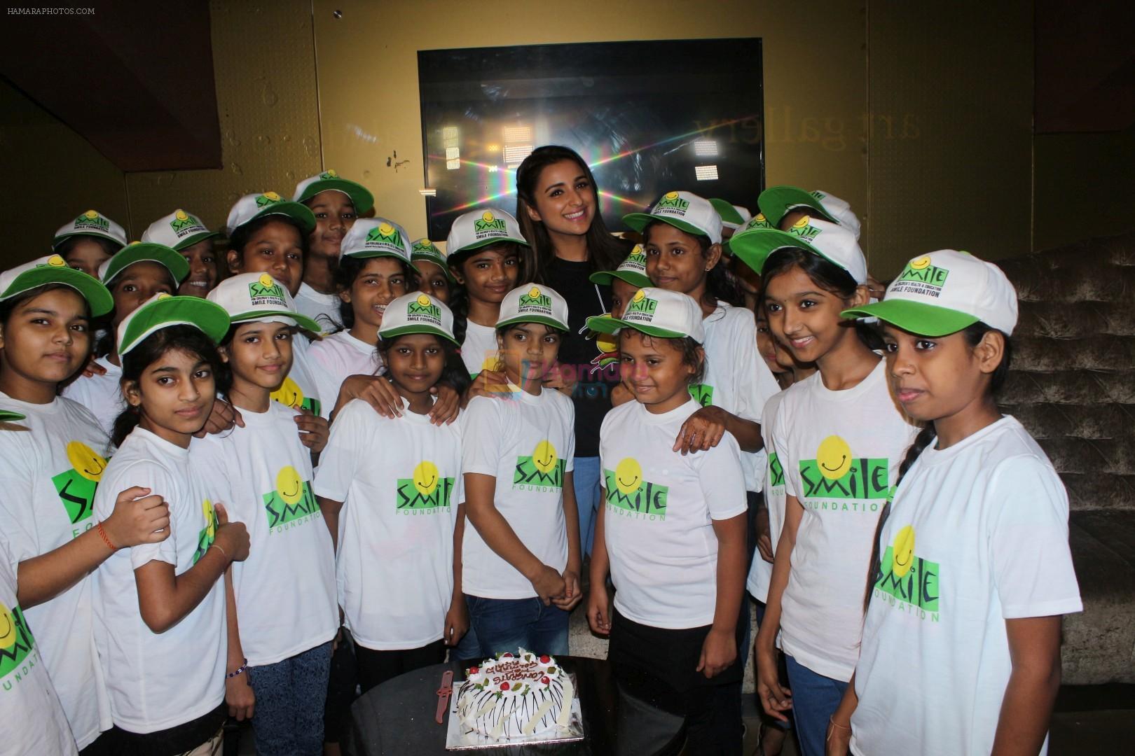 Pareeniti Chopra at the Screening Of Golmaal Again For Smile Foundation Kids on 1st Nov 2017
