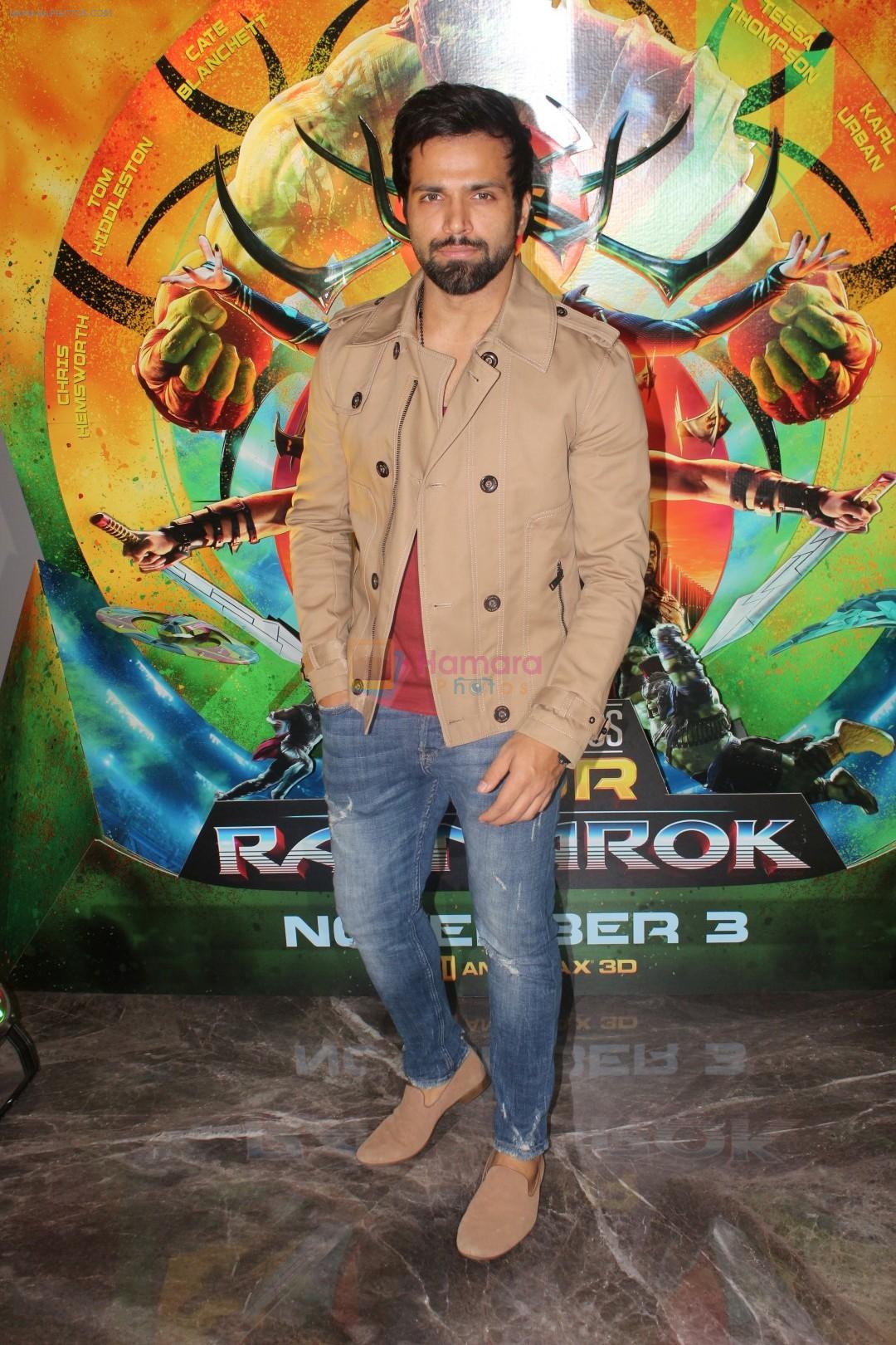 Rithvik Dhanjani At Special Screening Of Film Thor Ragnarok on 31st Oct 2017