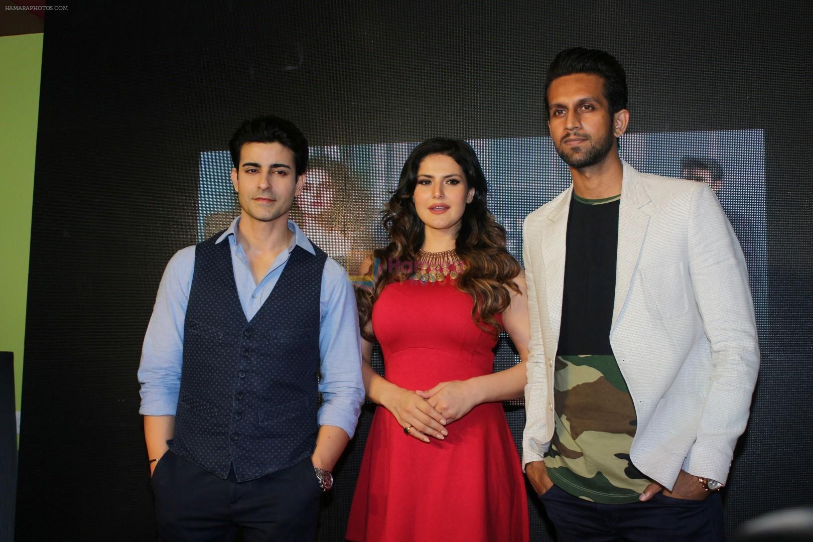 Gautam Rode, Zareen Khan, Mohit Madaan at the Second Trailer Launch Of Aksar 2 on 5th Nov 2017