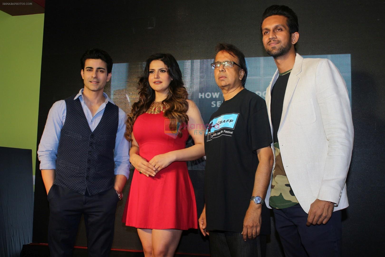 Gautam Rode, Zareen Khan, Mohit Madaan, Anant Mahadevan at the Second Trailer Launch Of Aksar 2 on 5th Nov 2017