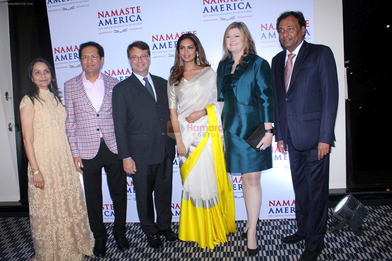 Esha Gupta At Press Meet Of Namaste America on 9th Nov 2017