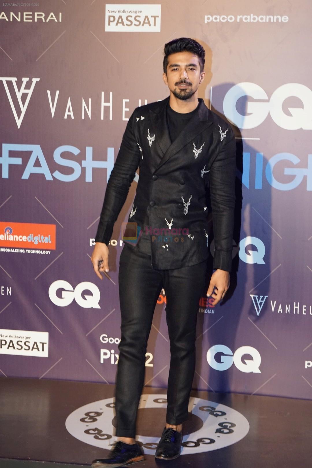 Saqib Saleem at Van Heusen and GQ Fashion Nights 2017 on 11th Nov 2017