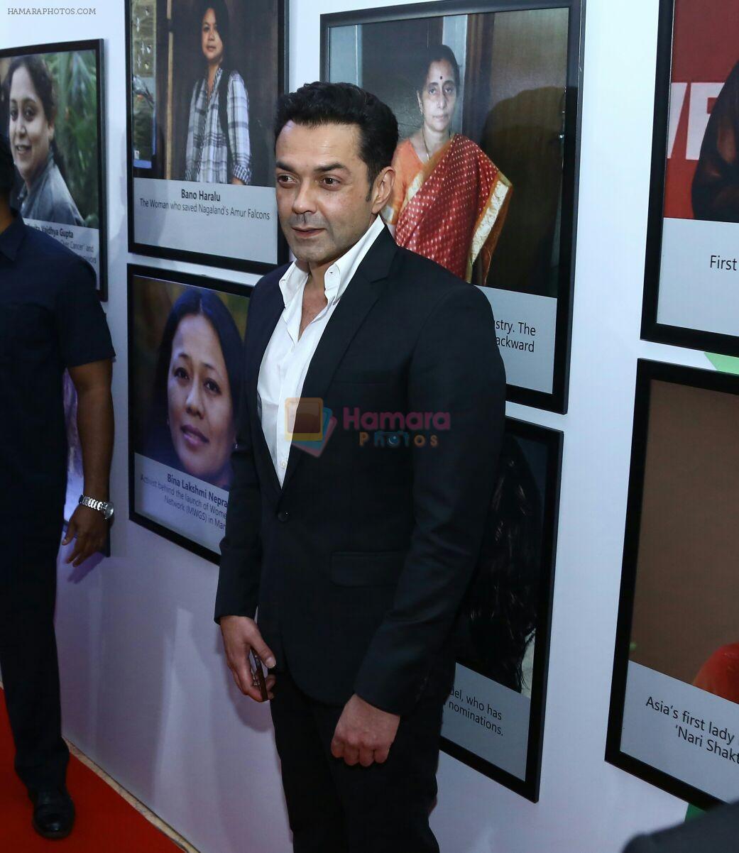 Bobby Deol at NAAZ Celebration of Women achievers of India, Delhi on 12th Nov 2017