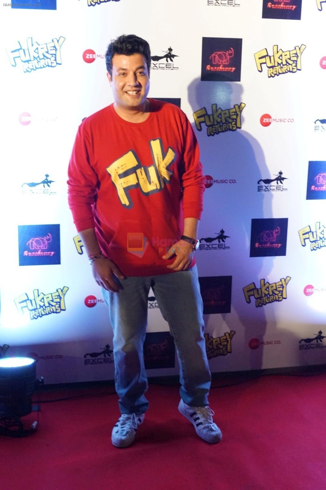 Varun Sharma with Fukrey Team At Song Launch Of Film Fukrey Returns Mehbooba on 15th Nov 2017