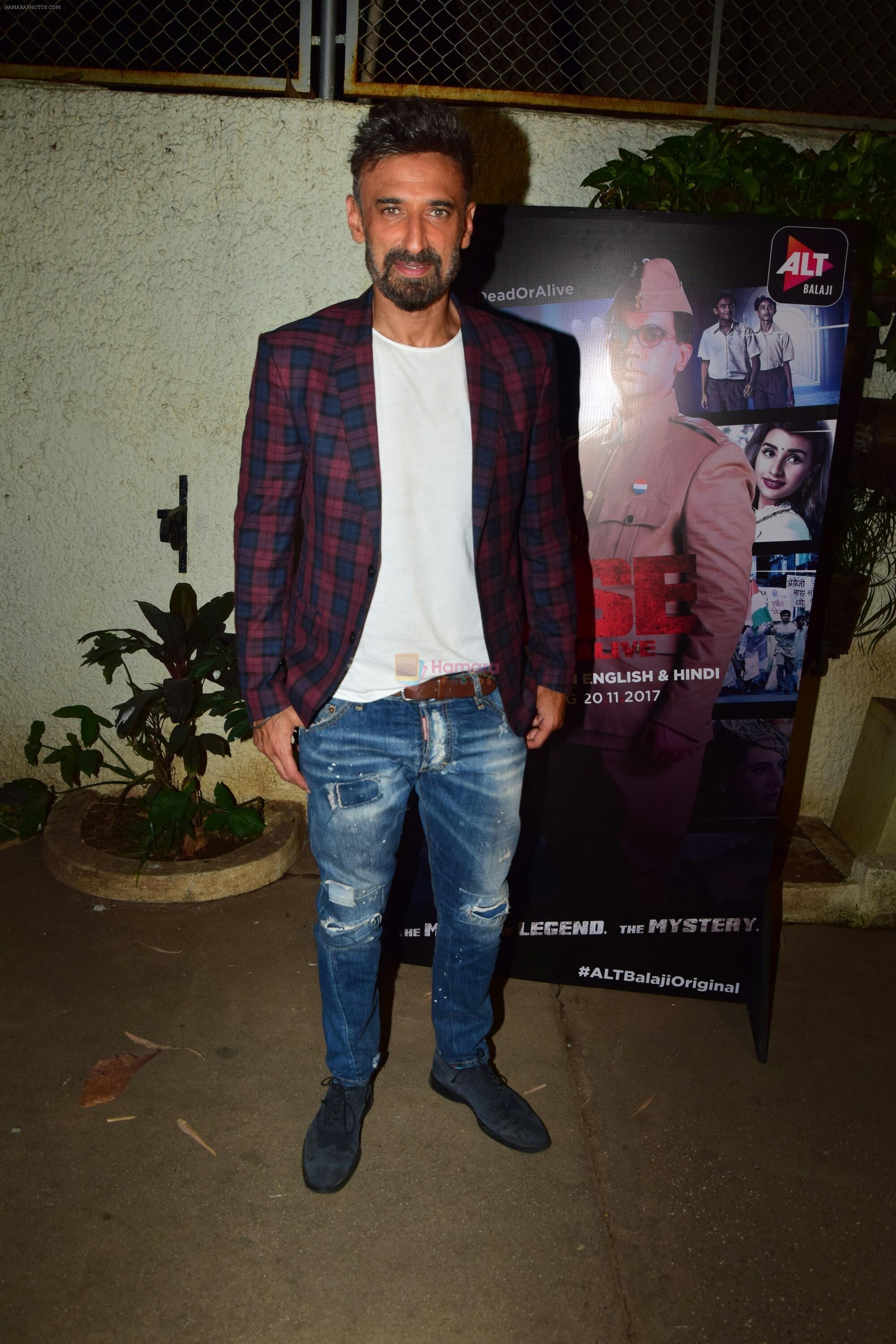 Rahul Dev at the Screening of ALT Balaji Film Bose on 17th Nov 2017
