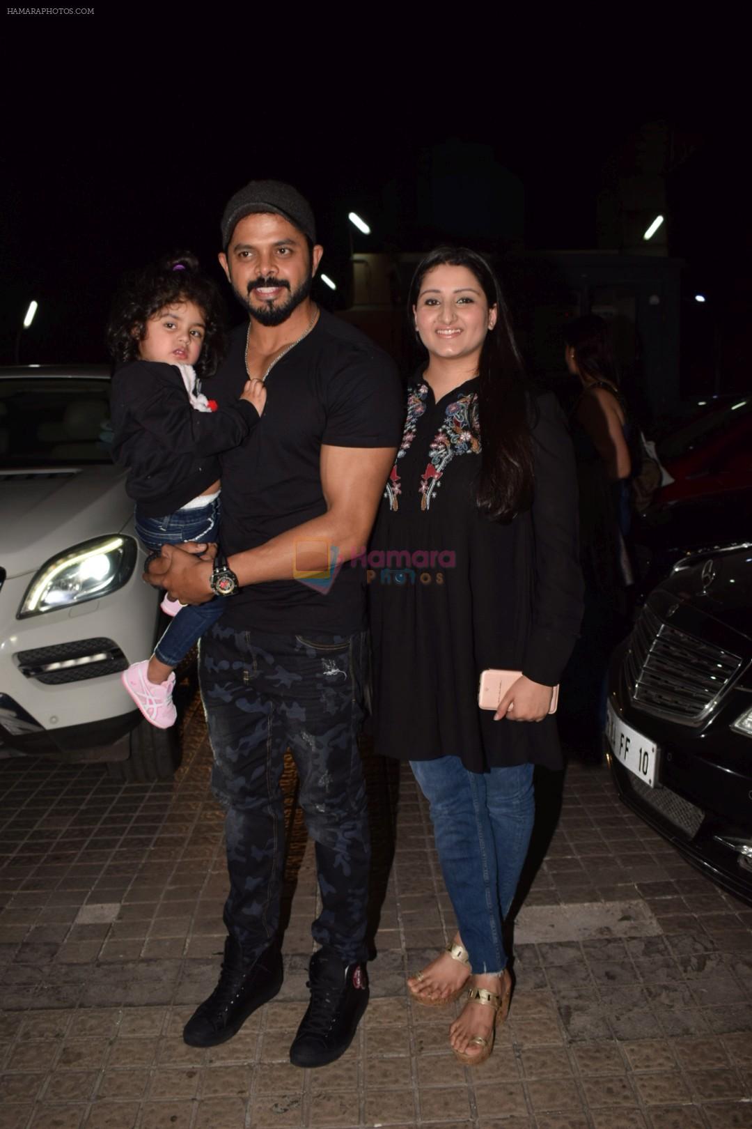S. Sreesanth at the Special Screening Of Film Aksar 2 hosted by Zareen Khan on 17th Nov 2017