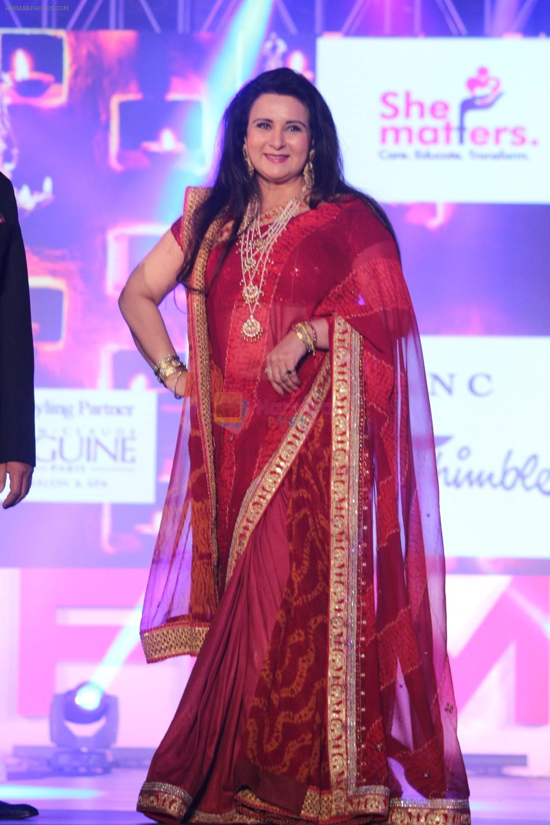 Poonam Dhillon at The Fashion Show For Social Cause Called She Matters on 19th Nov 2017