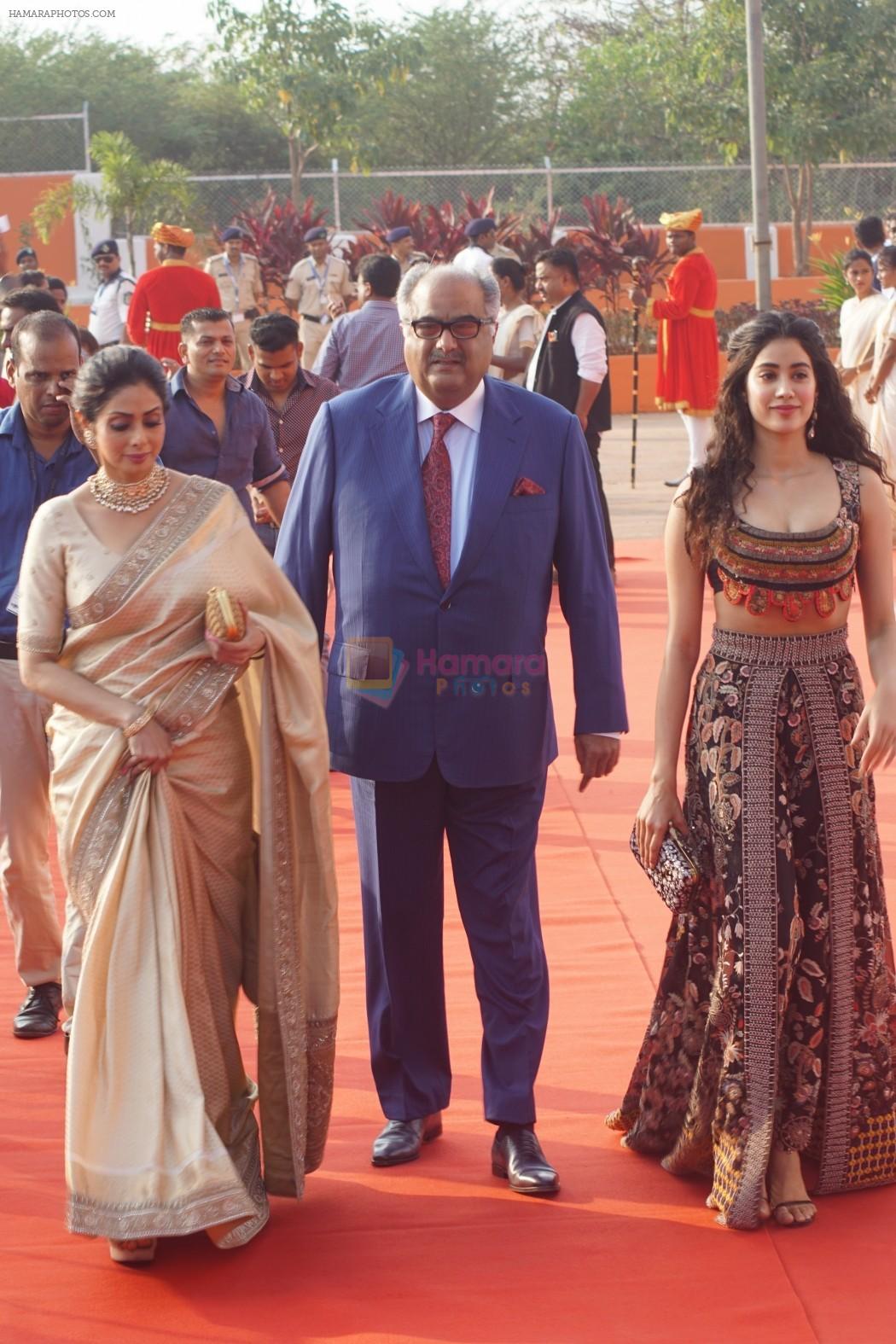 Sridevi, Boney Kapoor, Janhvi Kapoor at IFFI 2017 Opening Ceremony on 20th Nov 2017