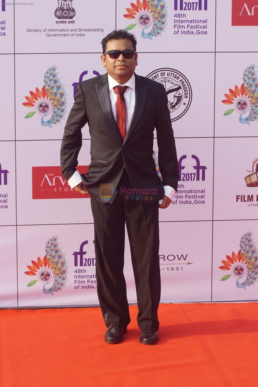 A R Rahman at IFFI 2017 Opening Ceremony on 20th Nov 2017
